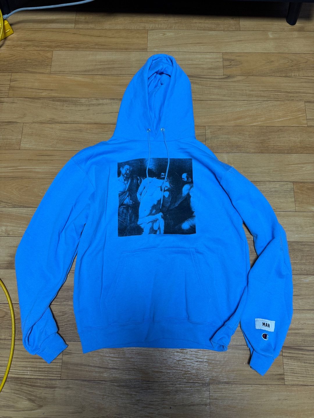 Champion × Pyrex Vision soulcareservice culture hoodie Size US L / EU 52-54 / 3 - 1 Thumbnail