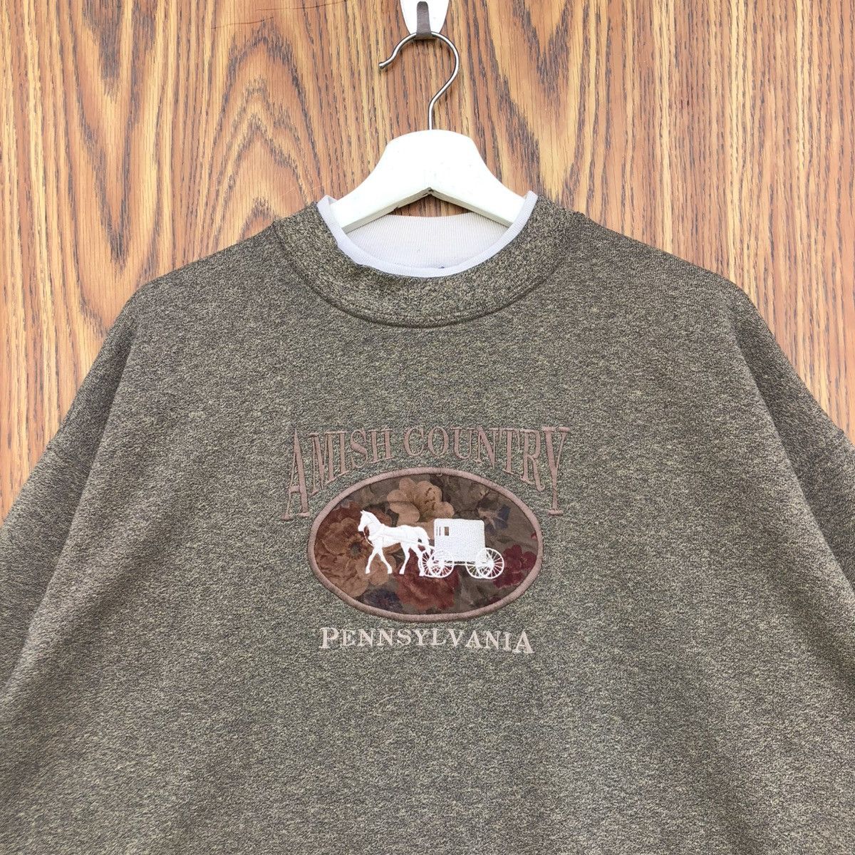 Vintage Vintage Amish Country Pennsylvania Sweatshirt Size US L / EU 52-54 / 3 - 3 Thumbnail