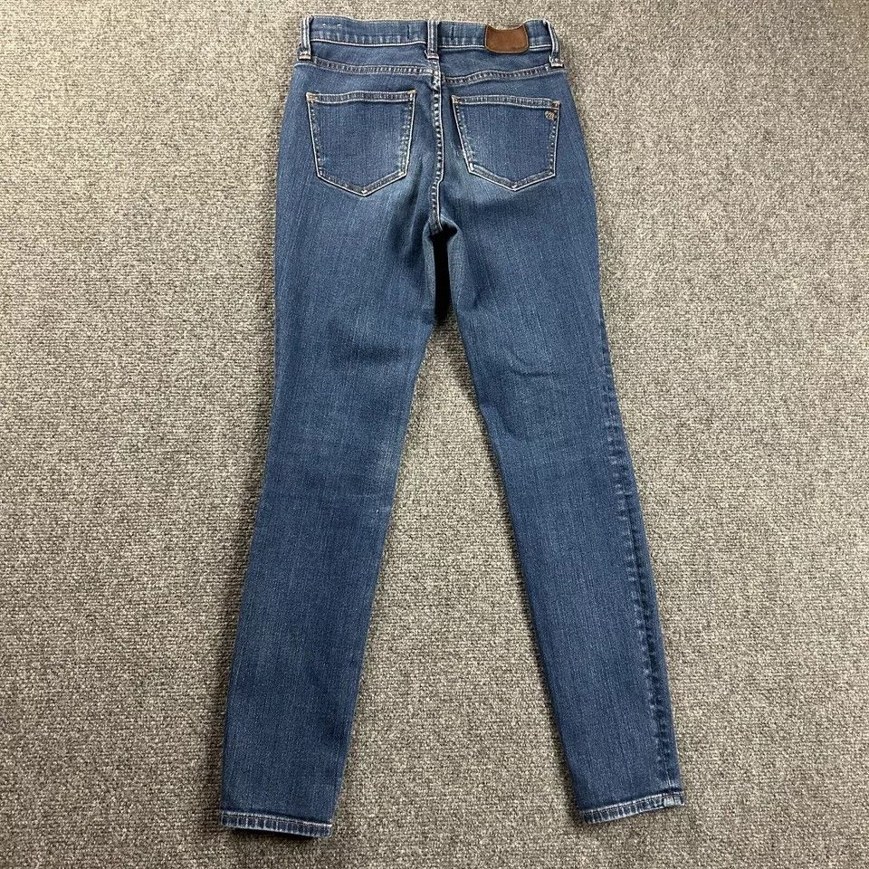 Madewell Madewell Jeans Womens 25 High Riser Skinny Denim Distressed Size 25" / US 0 / IT 36 - 6 Thumbnail