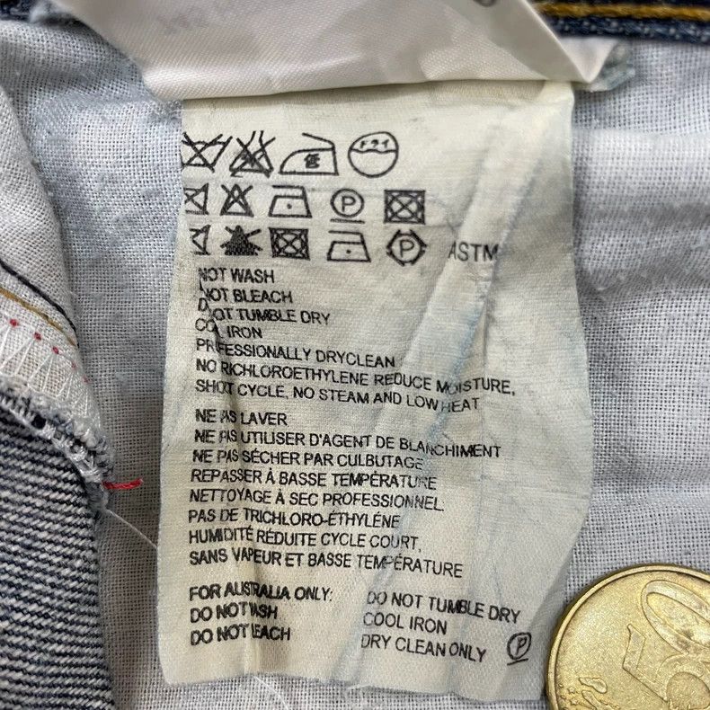 Helmut Lang HELMUT LANG Classic five-pocket water-washed jeans Size US 33 - 9 Thumbnail