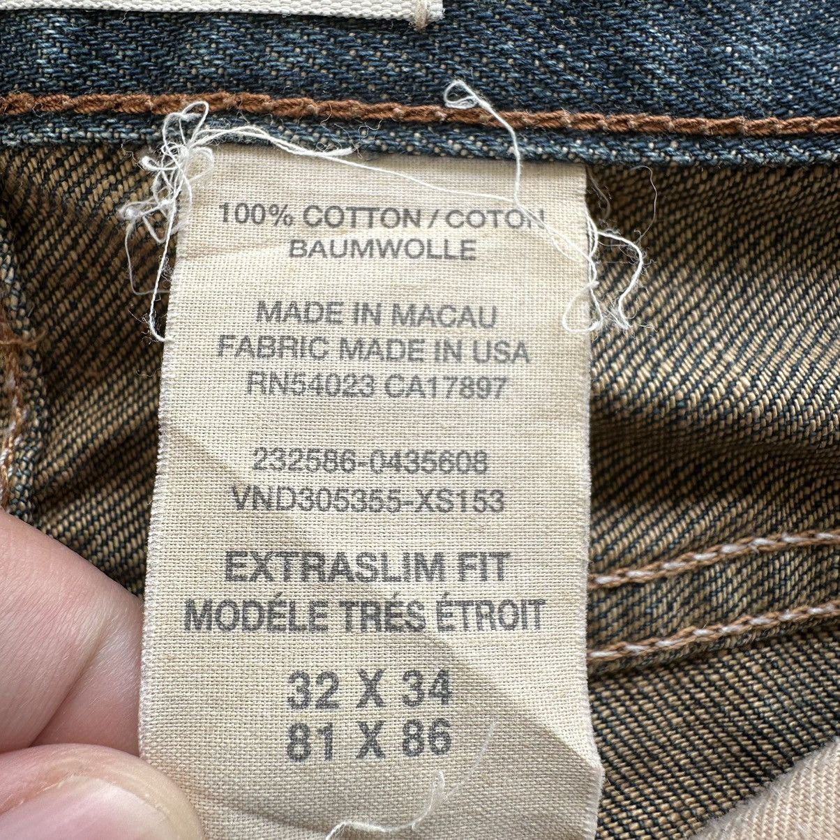 Japanese Brand Vintage Japanese Rusty Distressed Faded Denim Jean Pant W33 Size US 33 - 6 Thumbnail