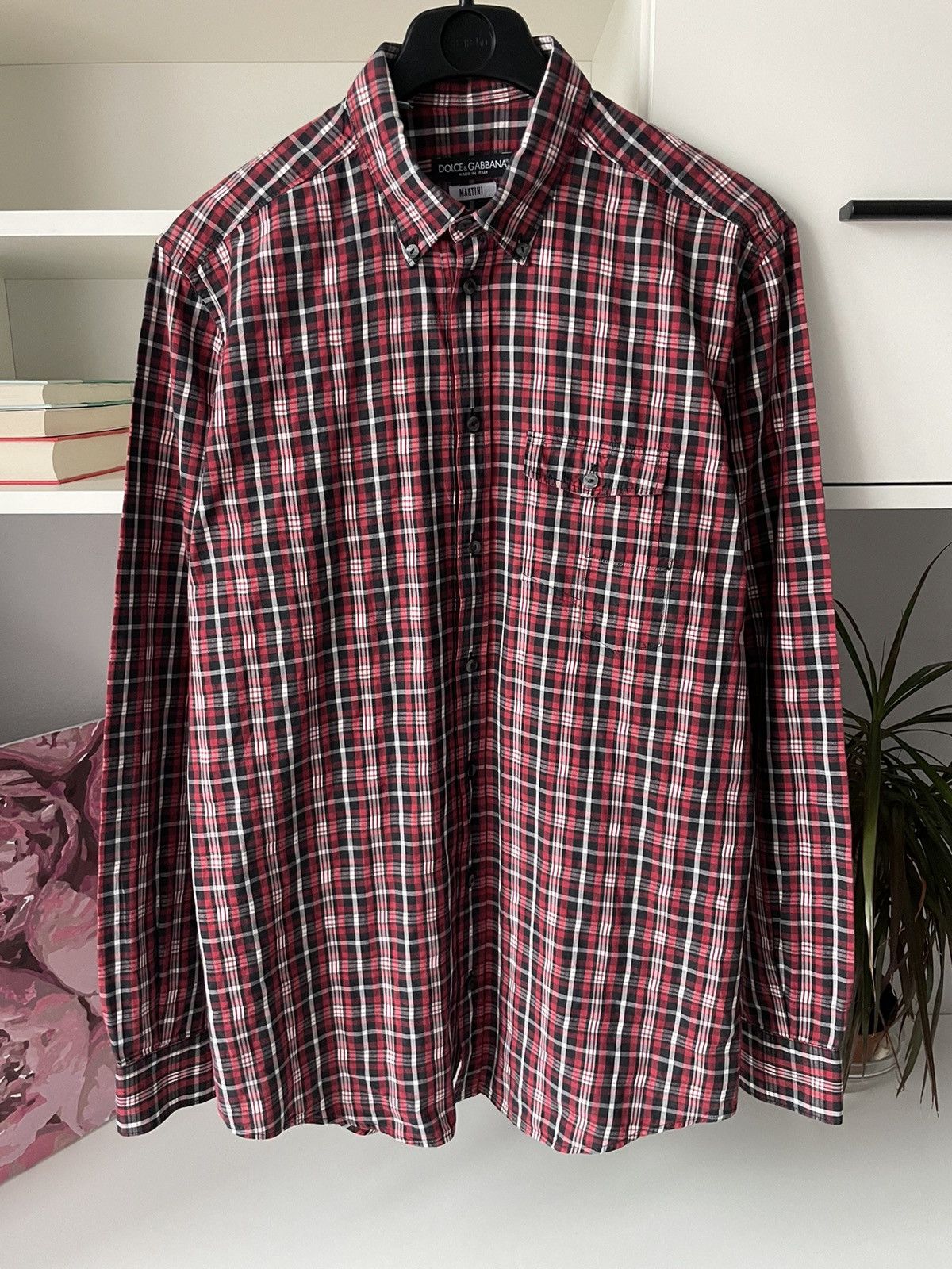 Dolce & Gabbana Dolce & Gabbana Martini Flannel Shirt Button Up Size US M / EU 48-50 / 2 - 9 Thumbnail