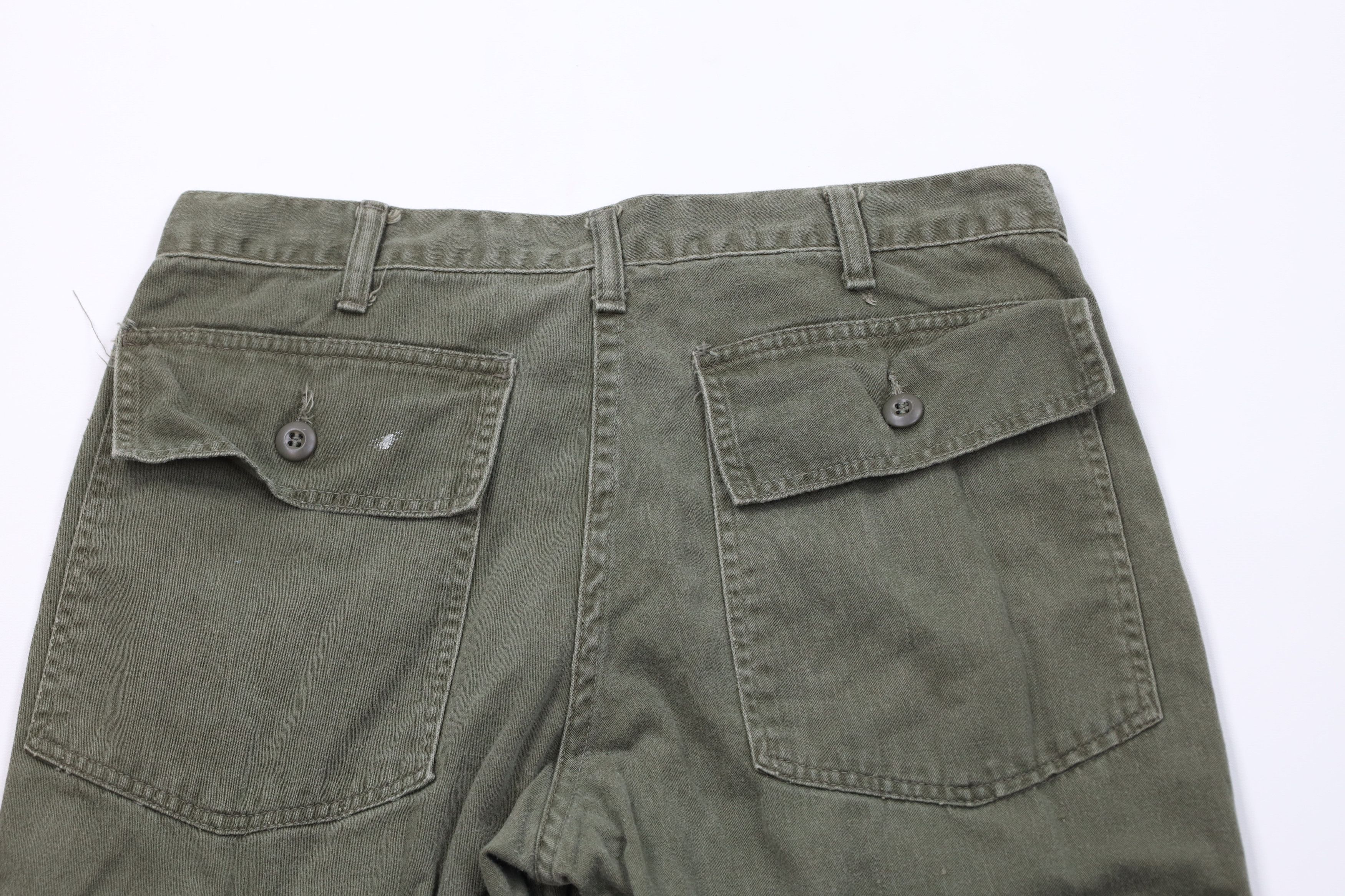 Vintage Vintage 60s 70s Military Vietnam War Field Pants Green USA Size US 34 / EU 50 - 12 Thumbnail