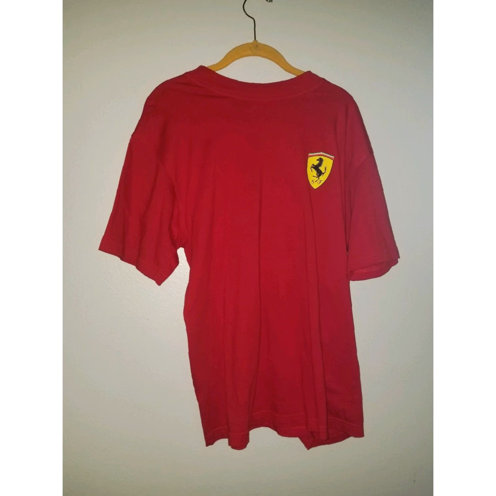 Ferrari VINTAGE Ferrari Retro Logo Red T-Shirt Mens M Racing Scuderia Ferrari Formula One 90s Shirt Mens M Red Logo Cotton Short Sleeve Graphic Tee Size US M / EU 48-50 / 2 - 3 Thumbnail