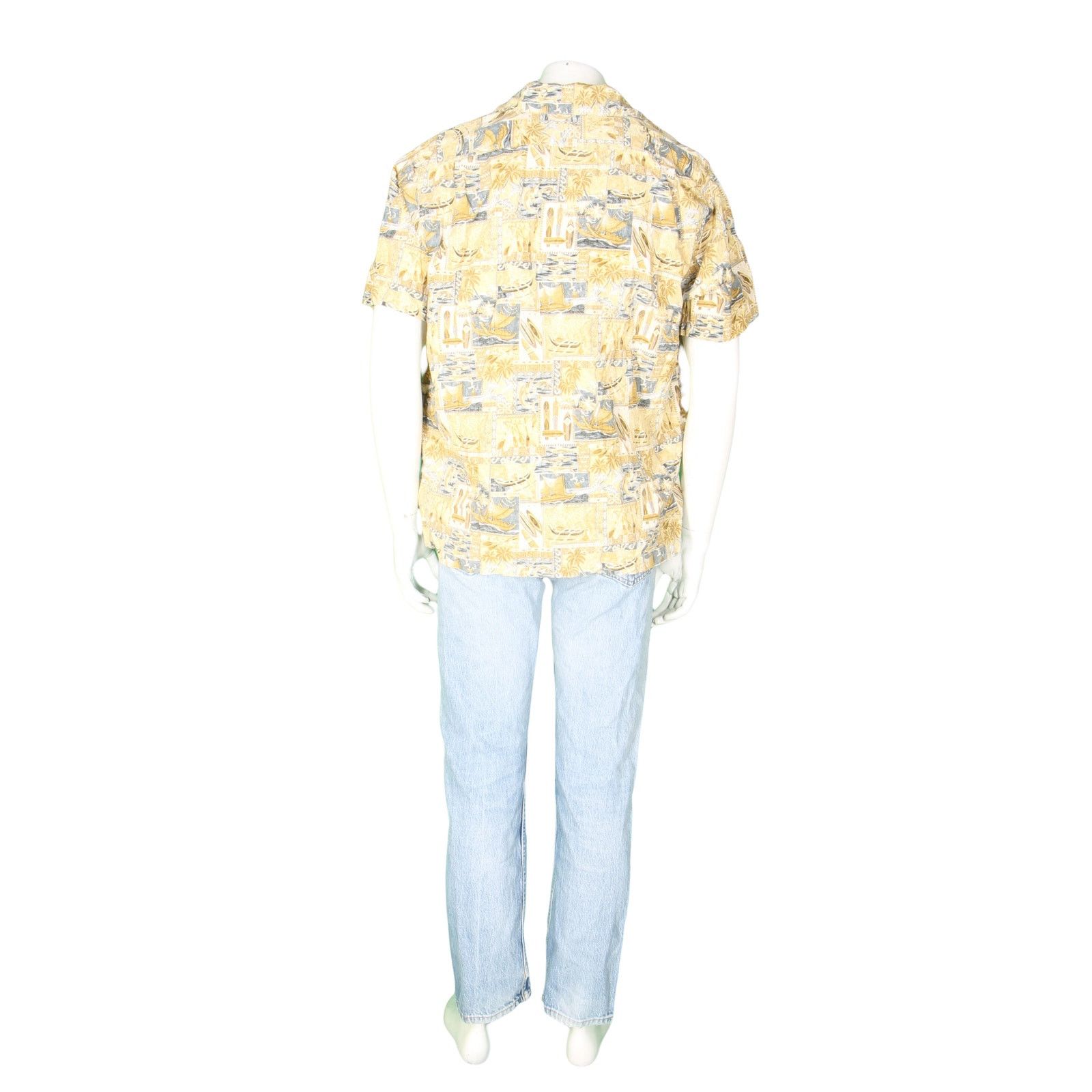 Other Go Barefoot Yacht Surfboard Marlin Hawaiian Aloha Shirt M Size US M / EU 48-50 / 2 - 3 Thumbnail