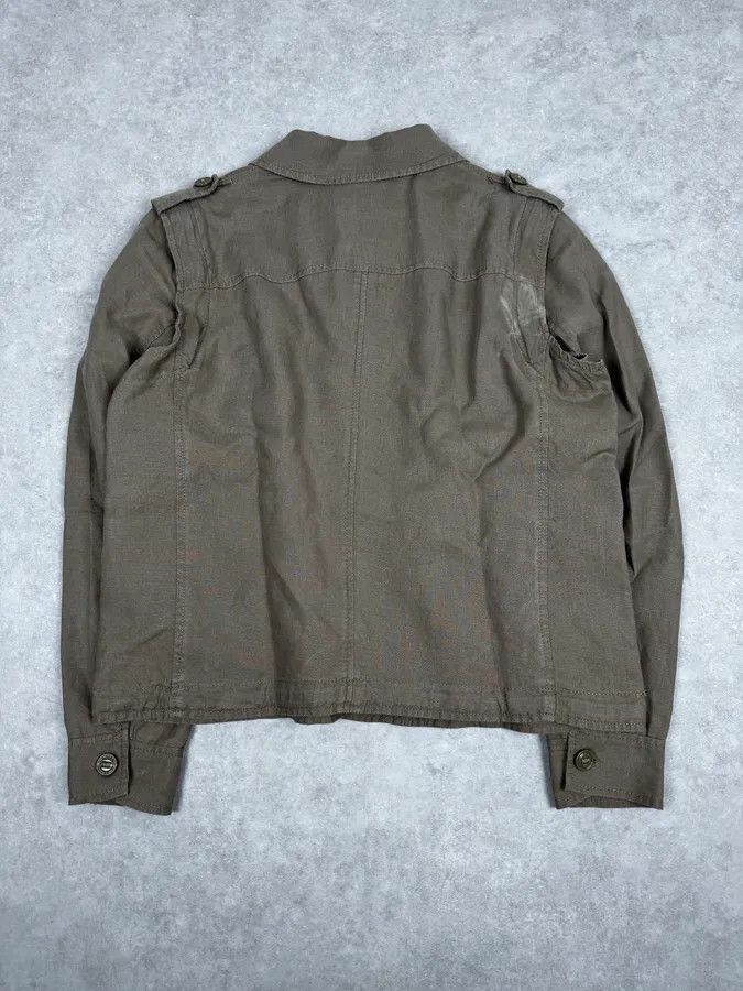 Dolce & Gabbana SS2004 Dolce & Gabbana Beige Linen Buttoned Jacket Size US S / EU 44-46 / 1 - 5 Thumbnail