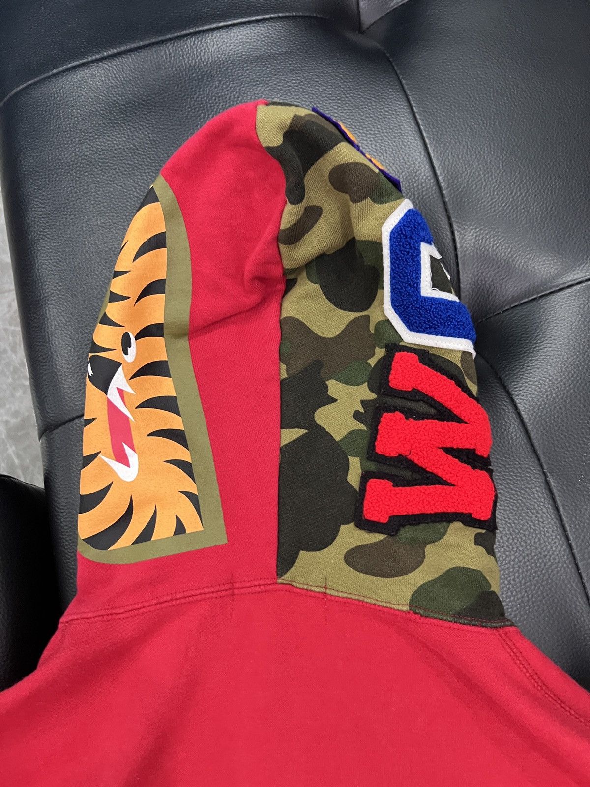 Bape A Bathing Ape Shark Camo Full Zip Hoodie Size US L / EU 52-54 / 3 - 18 Thumbnail