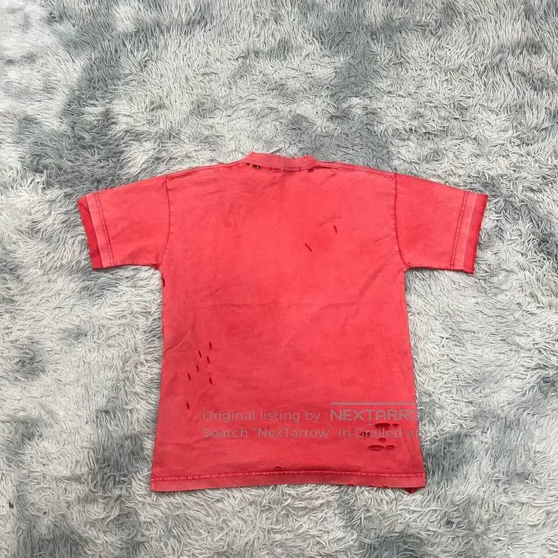 Balenciaga Balenciaga Distressed Short Sleeve T-Shirt Women's Size US S / EU 44-46 / 1 - 7 Thumbnail