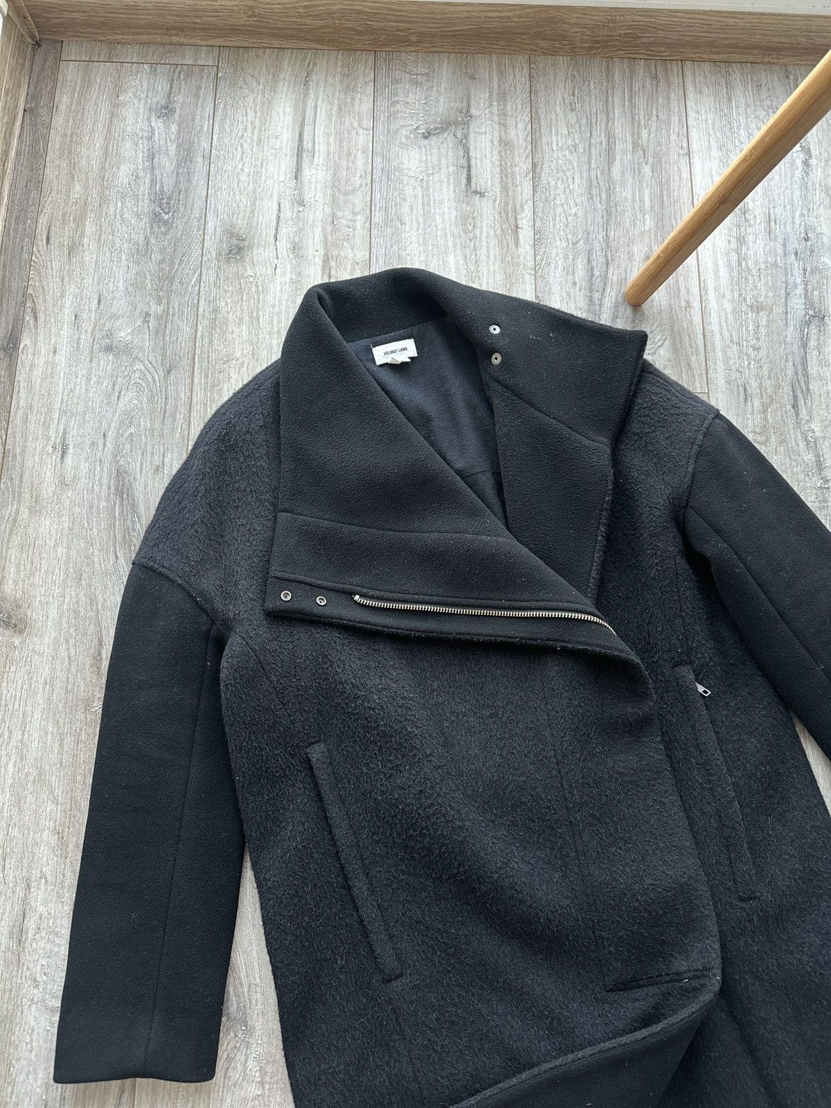 Helmut Lang HELMUT LANG Alpaca Coat Pea Jacket Double Breasted 90s Size US S / EU 44-46 / 1 - 6 Thumbnail