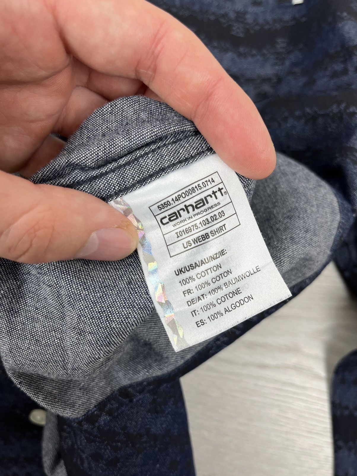 Carhartt Carhartt L/S Webb Cotton Stripes Shirt Size US M / EU 48-50 / 2 - 5 Thumbnail