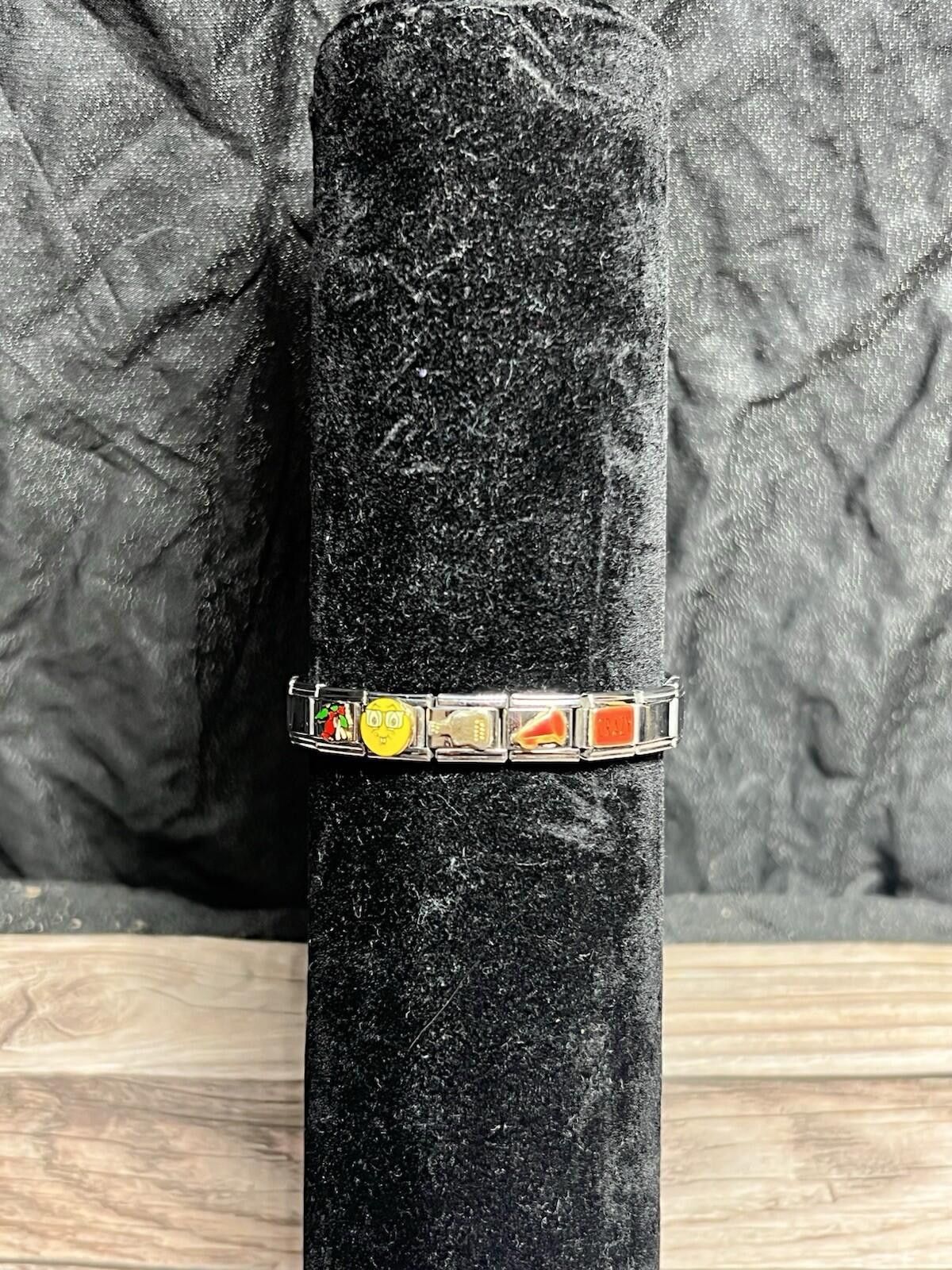 The Unbranded Brand Italian Charm Bracelet with Mixed misc. Vintage Charms Size ONE SIZE - 2 Thumbnail