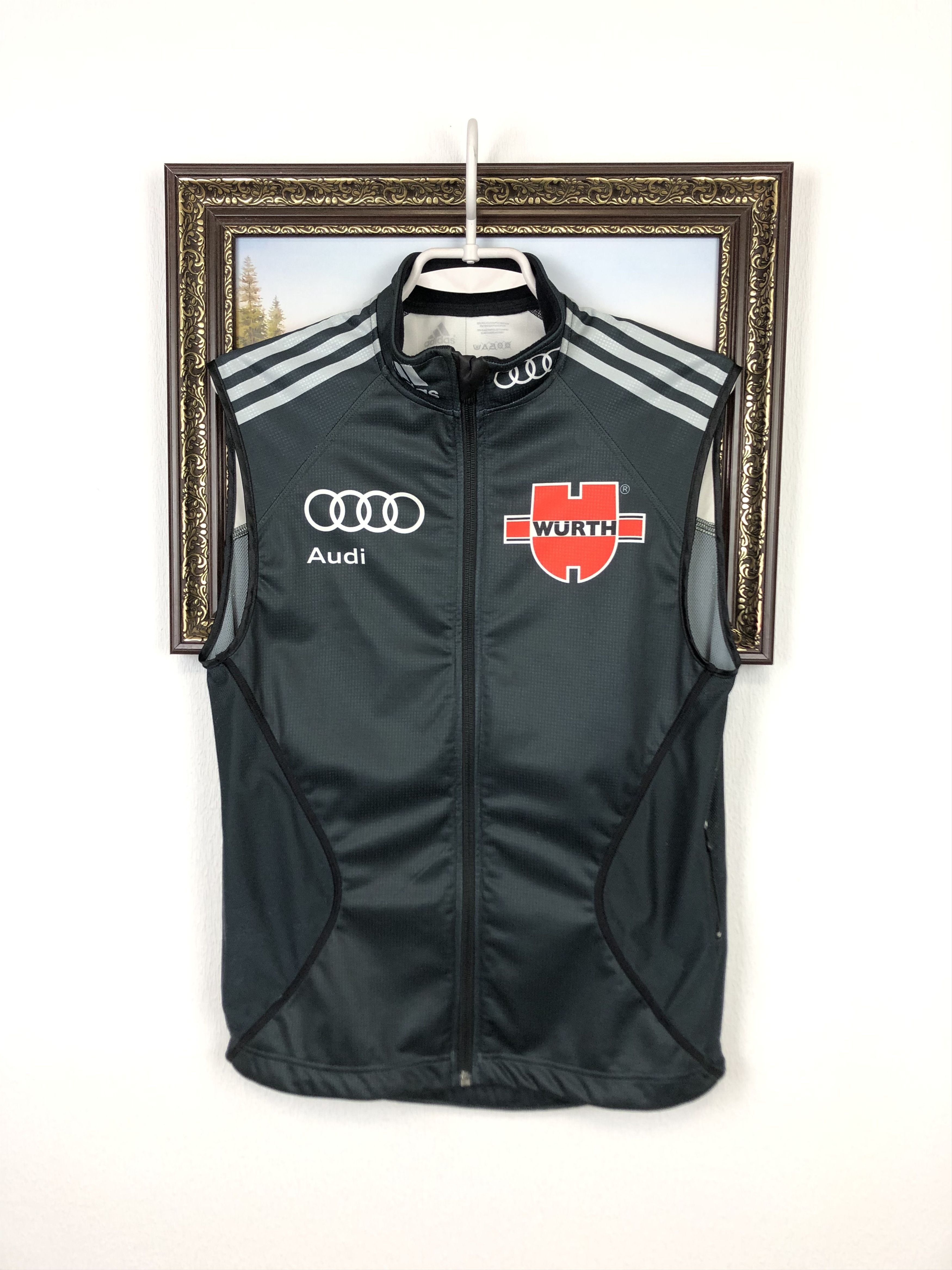 Adidas Adidas Lightweight Vest Ski Running Audi Wurth Deutschland Size US M / EU 48-50 / 2 - 1 Thumbnail