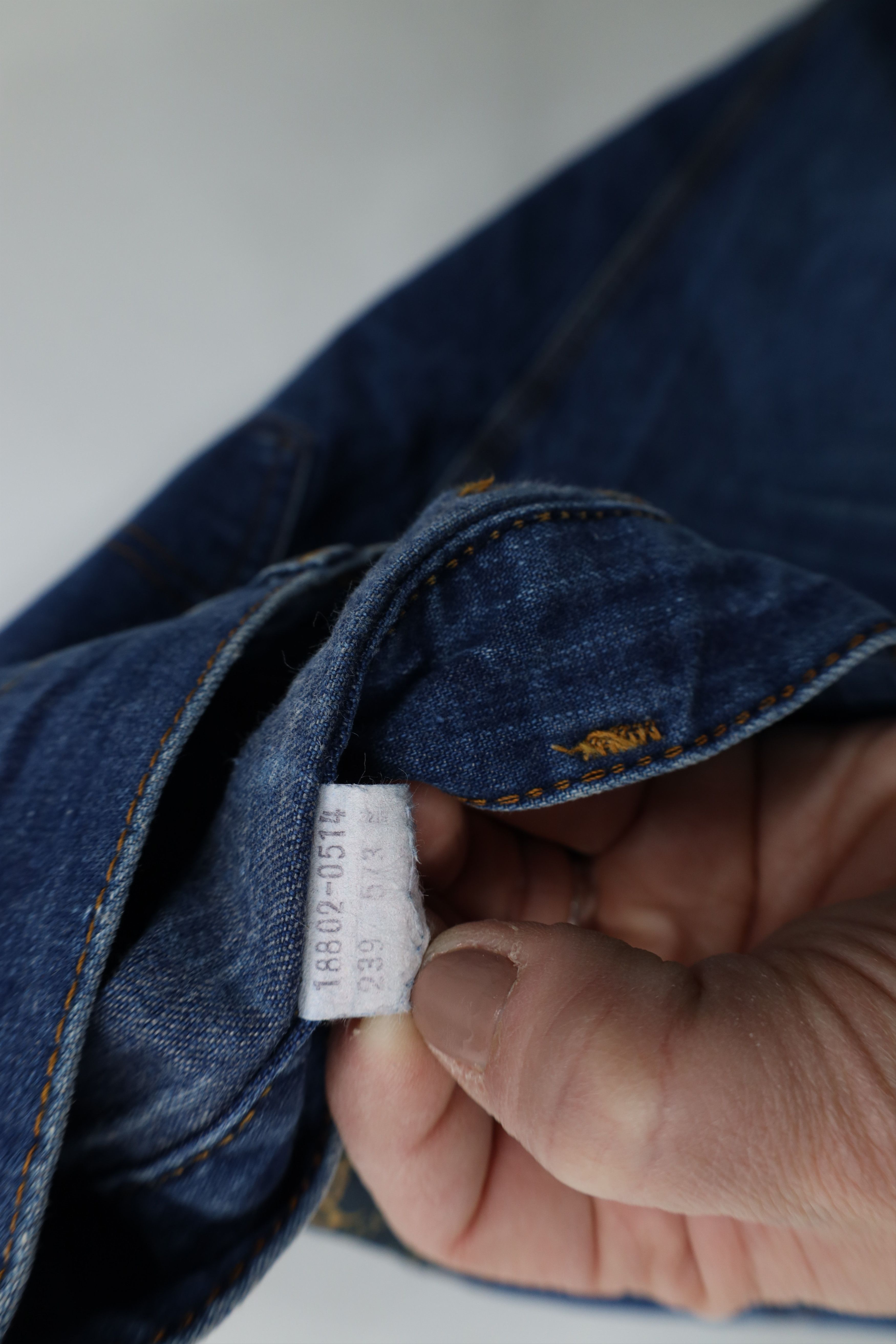 Levi's Vintage 70s Levis Orange Tab High Waist Straight Leg Jeans Size 26" / US 2 / IT 38 - 8 Thumbnail