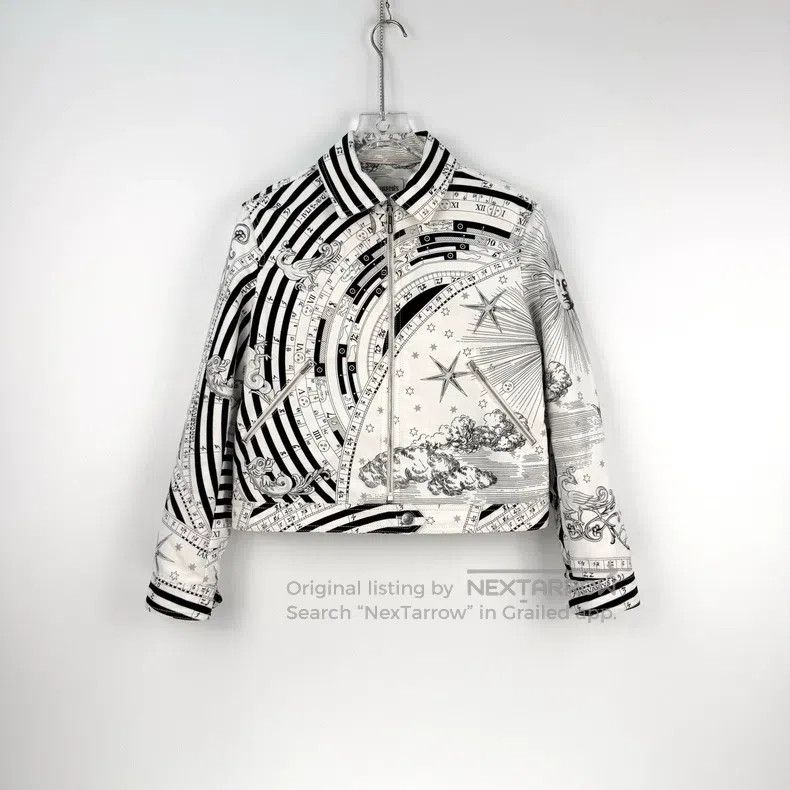 Hermes Hermes White Star Leather Label Jacket Size XS / US 0-2 / IT 36-38 - 3 Thumbnail