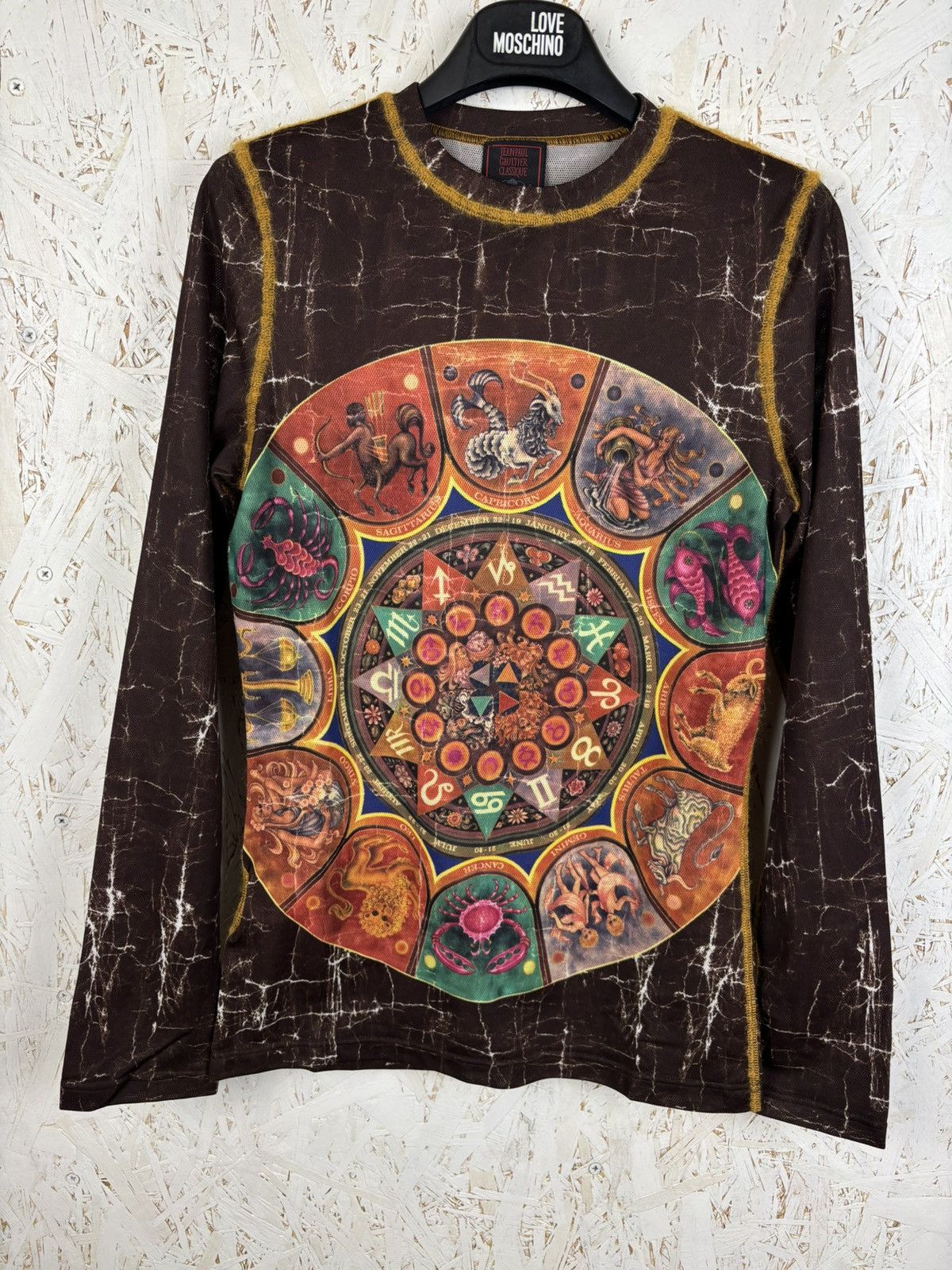 Jean Paul Gaultier NWT SS98 Jean Paul Gaultier Astrology Zodiac Mesh Top 40 Size S / US 4 / IT 40 - 2 Thumbnail