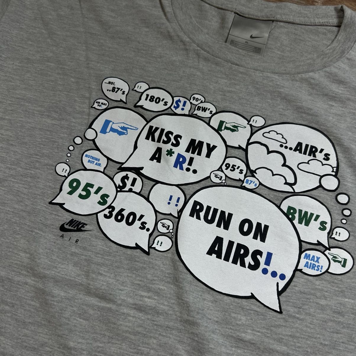 Nike 00s Nike Air Vintage Y2K Oversized Retro Tee T-Shirt Size US XL / EU 56 / 4 - 4 Thumbnail