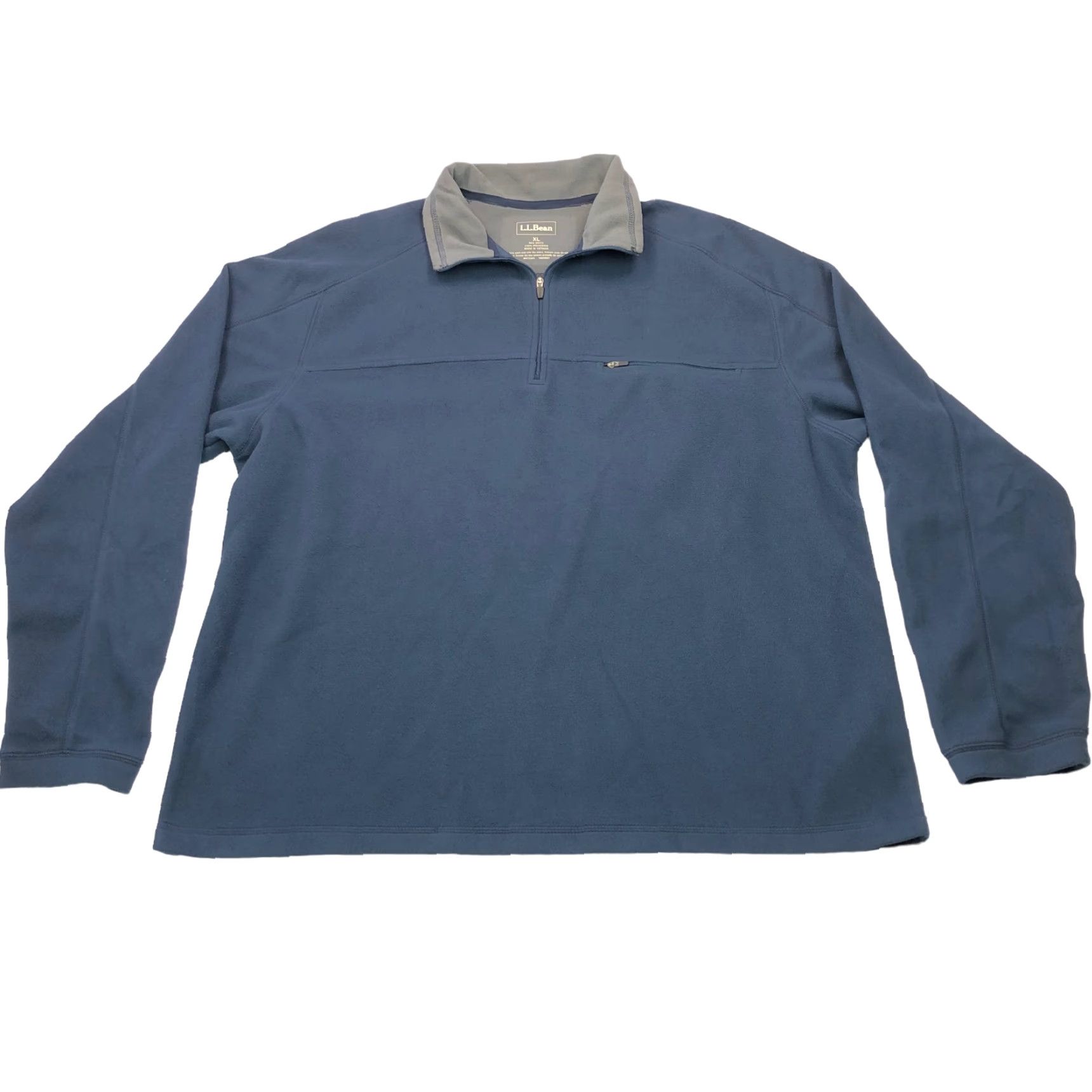 Vintage LL Bean Men's Performance Jacket 1/4 Zip Blue XL Size US XL / EU 56 / 4 - 2 Thumbnail