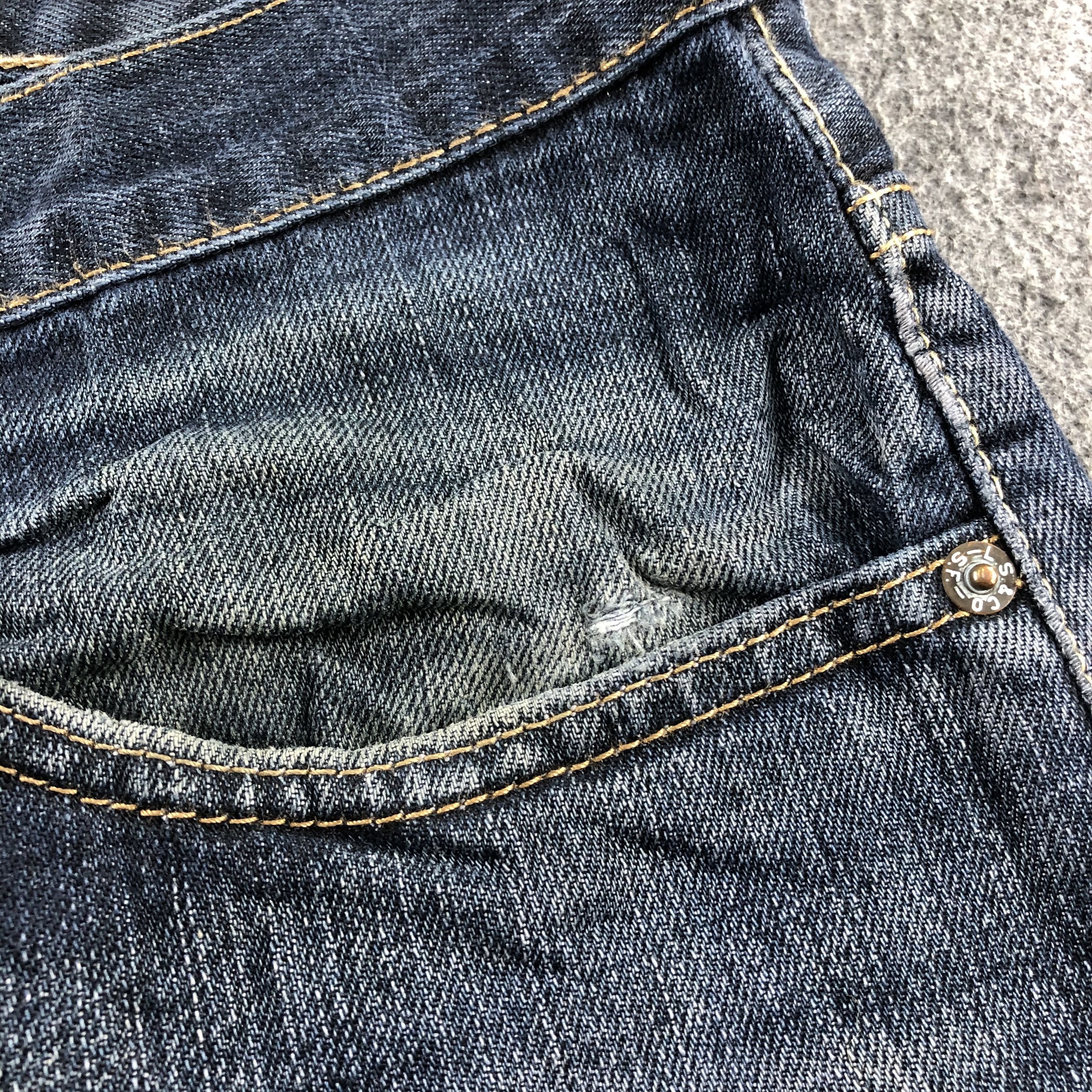 Levi's Vintage Faded Black Levis 559 Jeans-J2344 Size US 33 - 11 Thumbnail