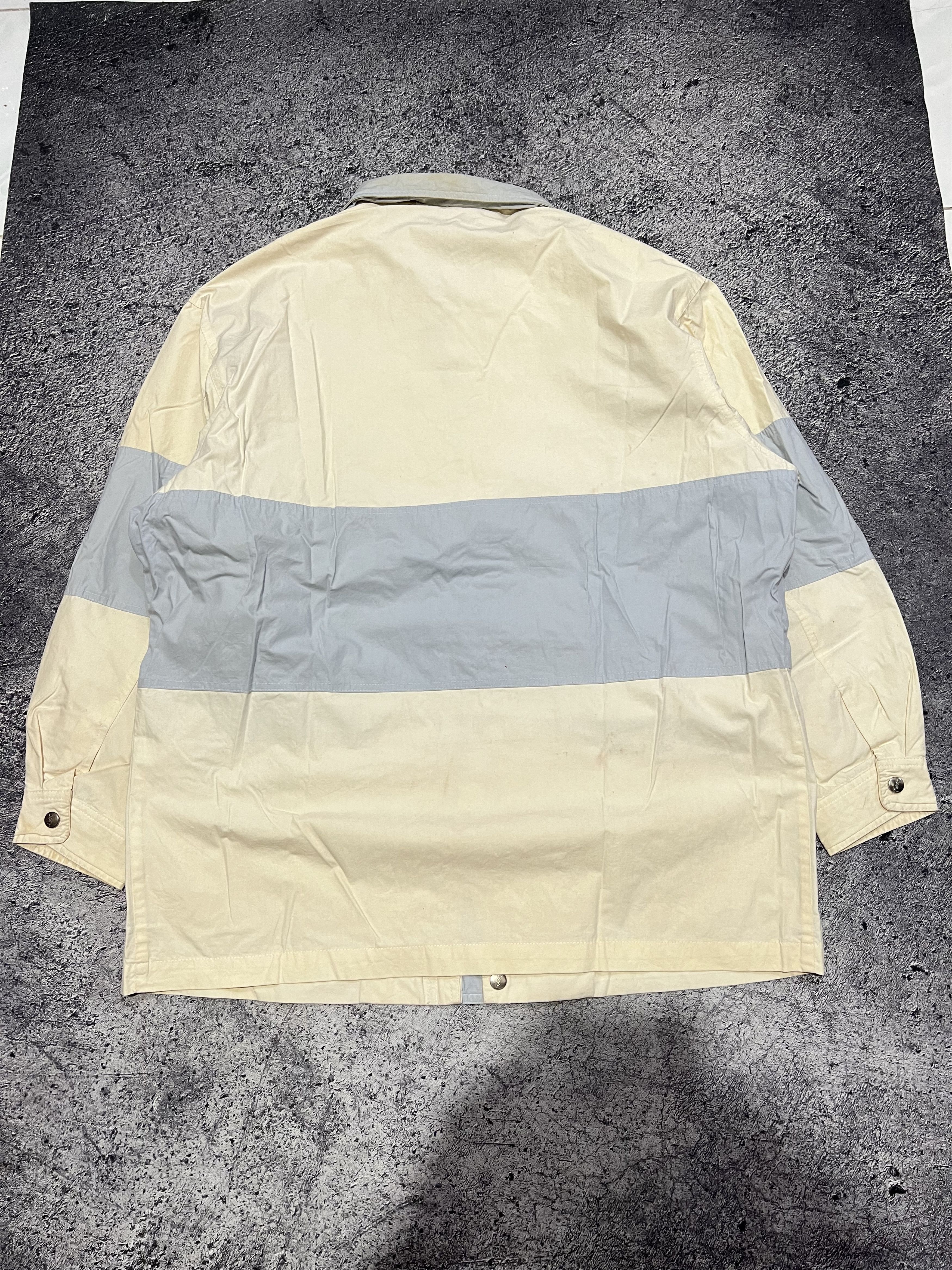 Saint Laurent Paris Vintage 90s Yves Saint Laurent Pour Homme Twotone Jacket Size US XL / EU 56 / 4 - 4 Thumbnail