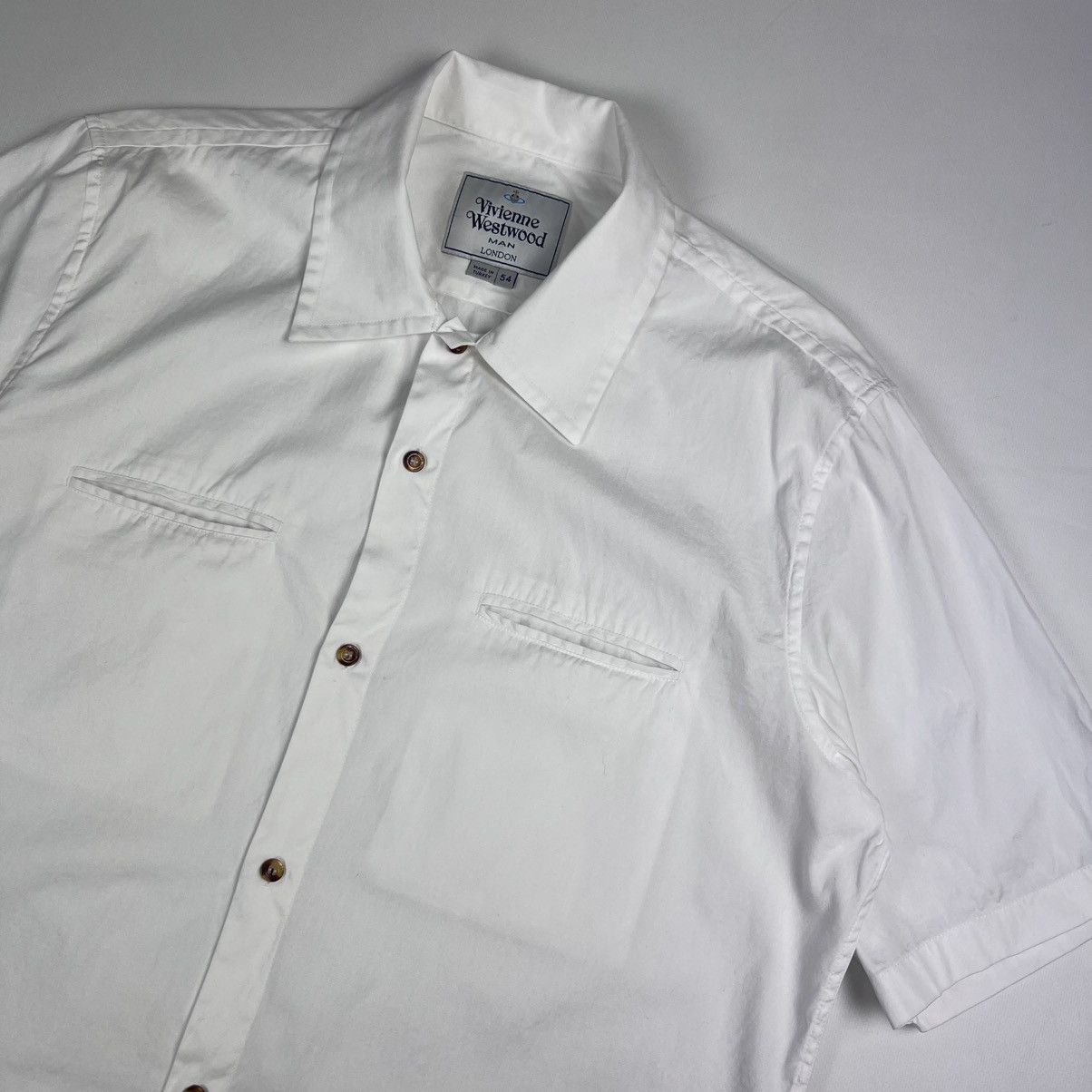 Designer × Vivienne Westwood Vivienne Westwood white short sleeve shirt Size US L / EU 52-54 / 3 - 2 Thumbnail