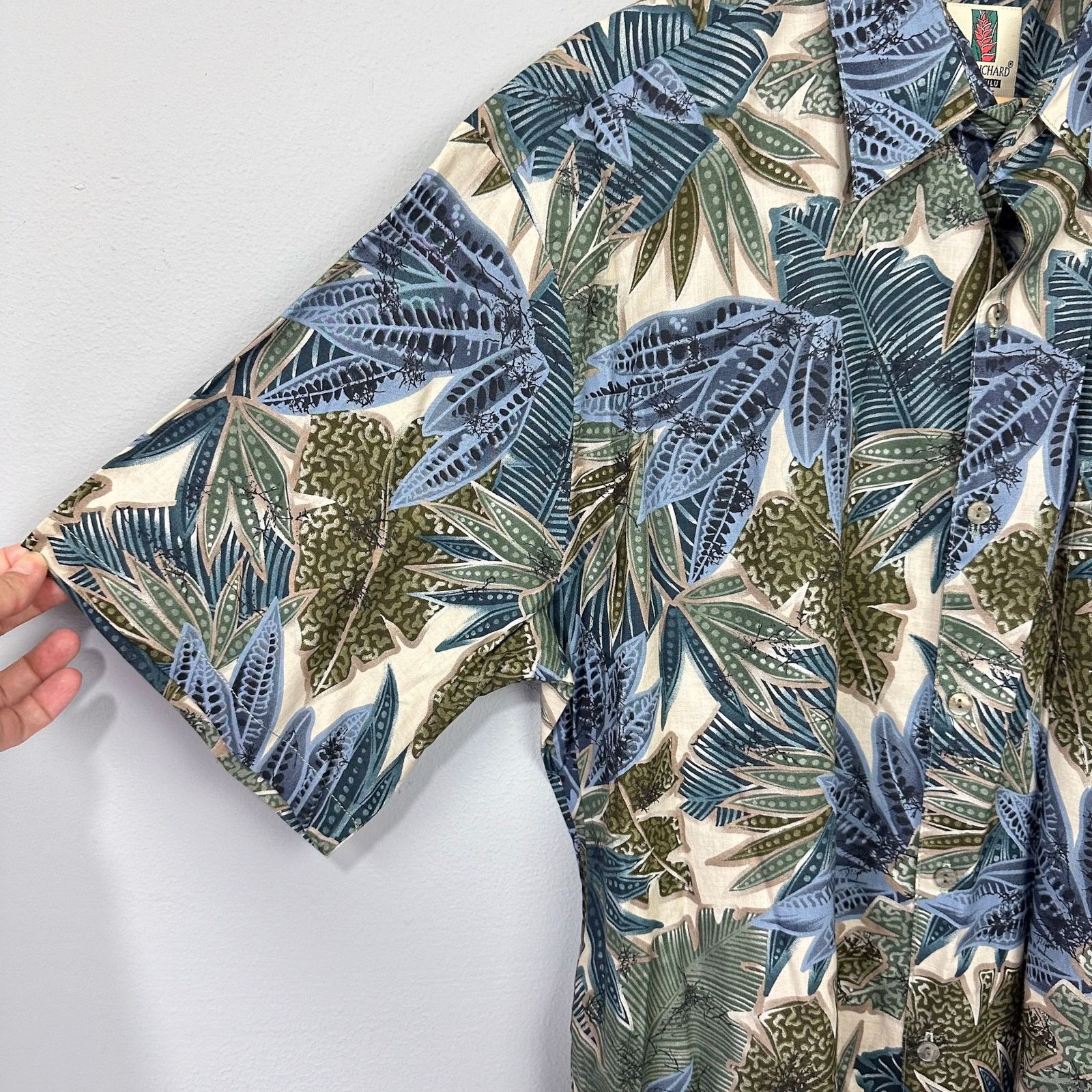 Tori Richard Vintage Tori Richard Cotton Lawn Hawaiian Print Shirt Size L Size US L / EU 52-54 / 3 - 11 Thumbnail