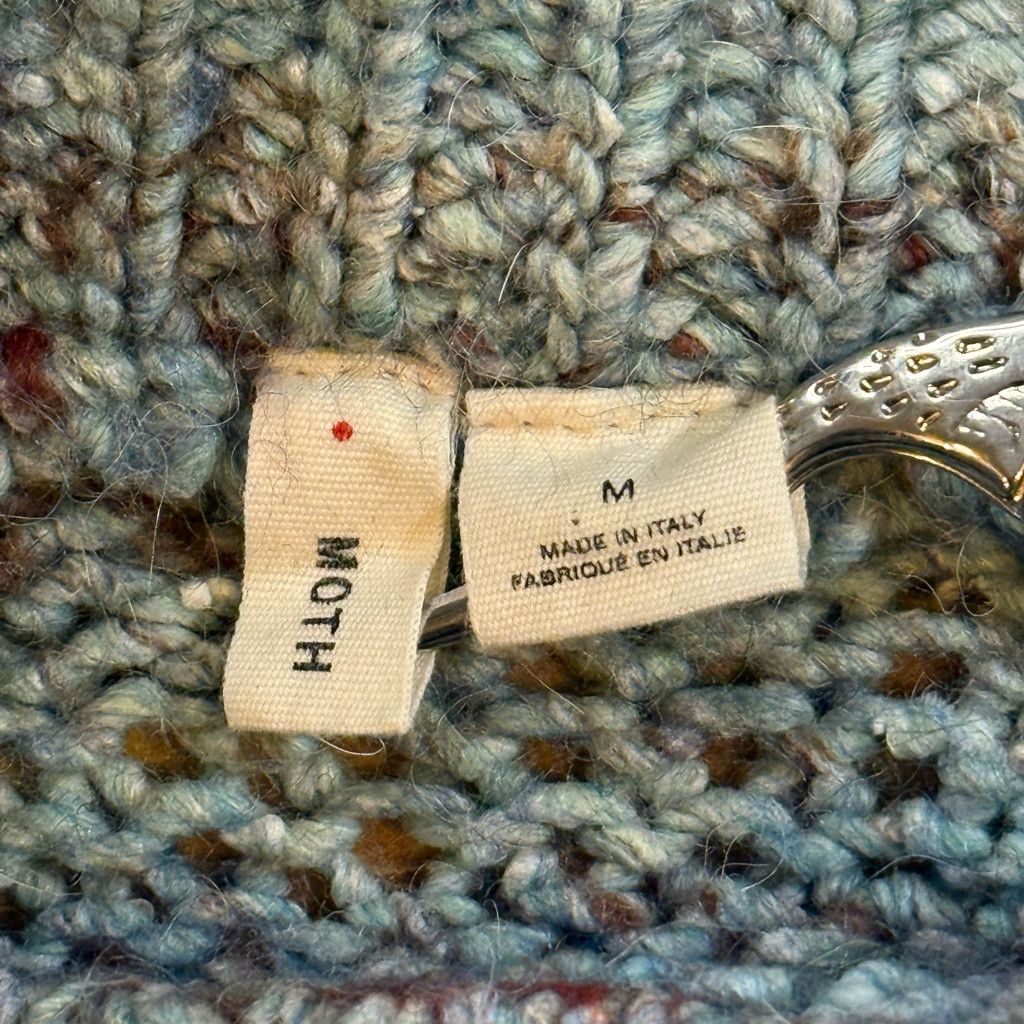 Other Moth Women’s Italian Knit Alpaca Wool Silk Sweater M (fit S) Size L / US 10 / IT 46 - 7 Thumbnail