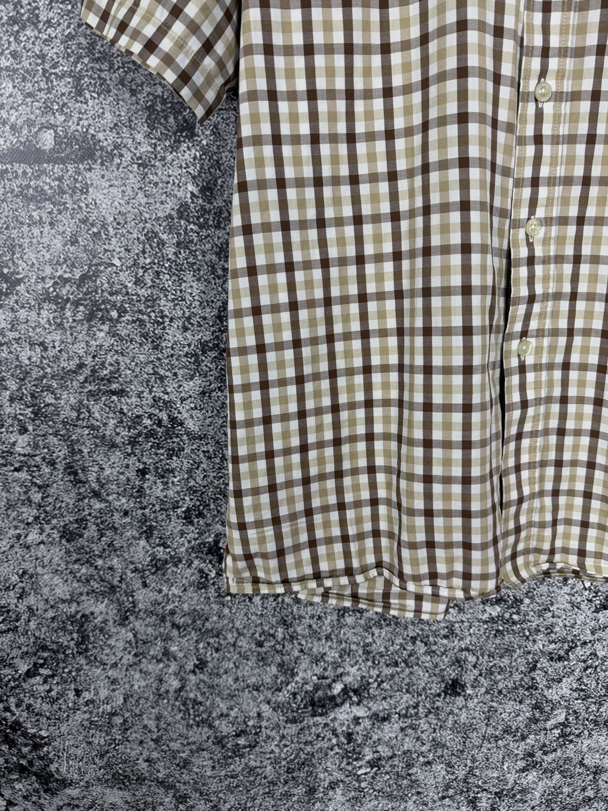 Aquascutum Aquascutum London Short Sleeve Plaid Shirt Button Up Size S Size US S / EU 44-46 / 1 - 4 Thumbnail