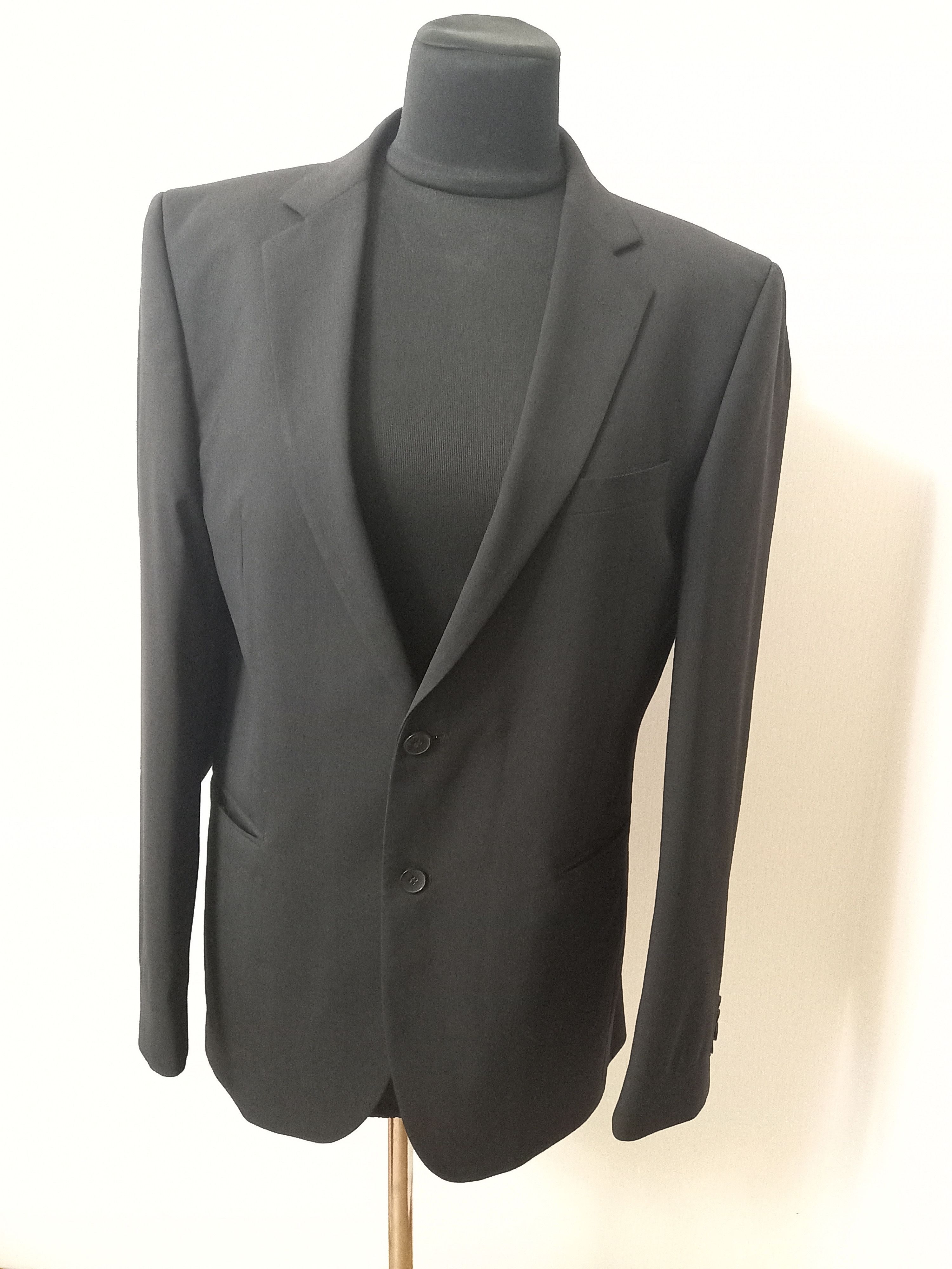 Strellson Strellson Premium Stretch Wool Slim Fit Men's Suit Size 38L - 2 Thumbnail
