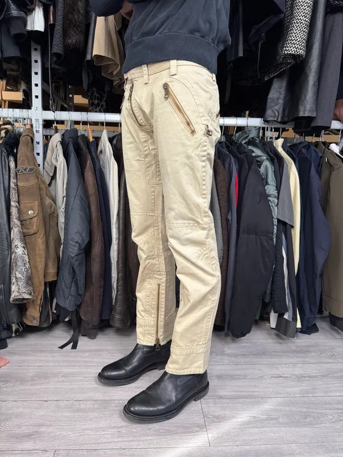 Dsquared2 2000s Dsquared2 Beige Desert Cargo Pants Size US 30 / EU 46 - 3 Thumbnail