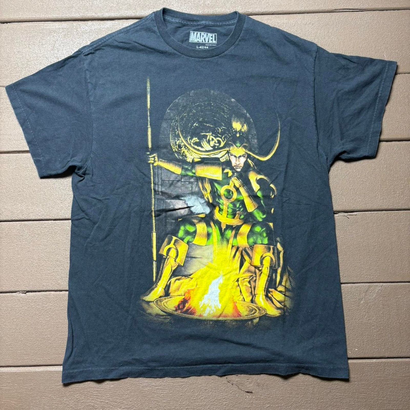 Marvel Comics Black marvel Loki avengers shirt Size US M / EU 48-50 / 2 - 1 Thumbnail