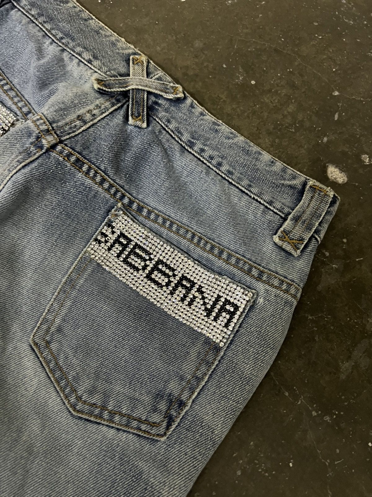 Dolce & Gabbana 💥Dolce & Gabbana Vintage Distress Y2K Jean Size 29" - 20 Thumbnail
