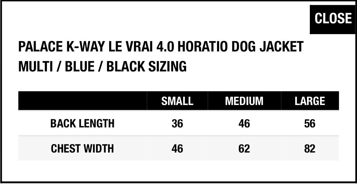 Palace Size Large - Palace K-Way Le Vrai Horatio Dog Jacket Size ONE SIZE - 10 Thumbnail