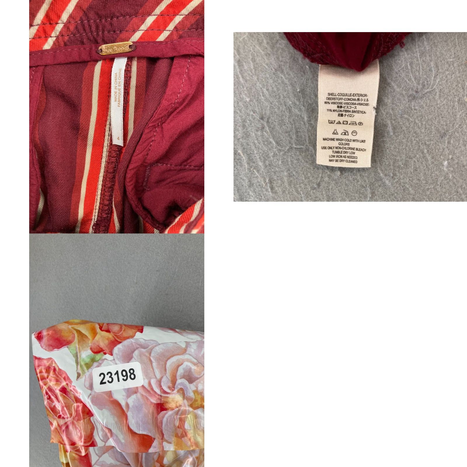 Free People Free People Pants 4 Red Stripe Jogger Boho Pockets Womens Size 27" / US 4 / IT 40 - 8 Thumbnail