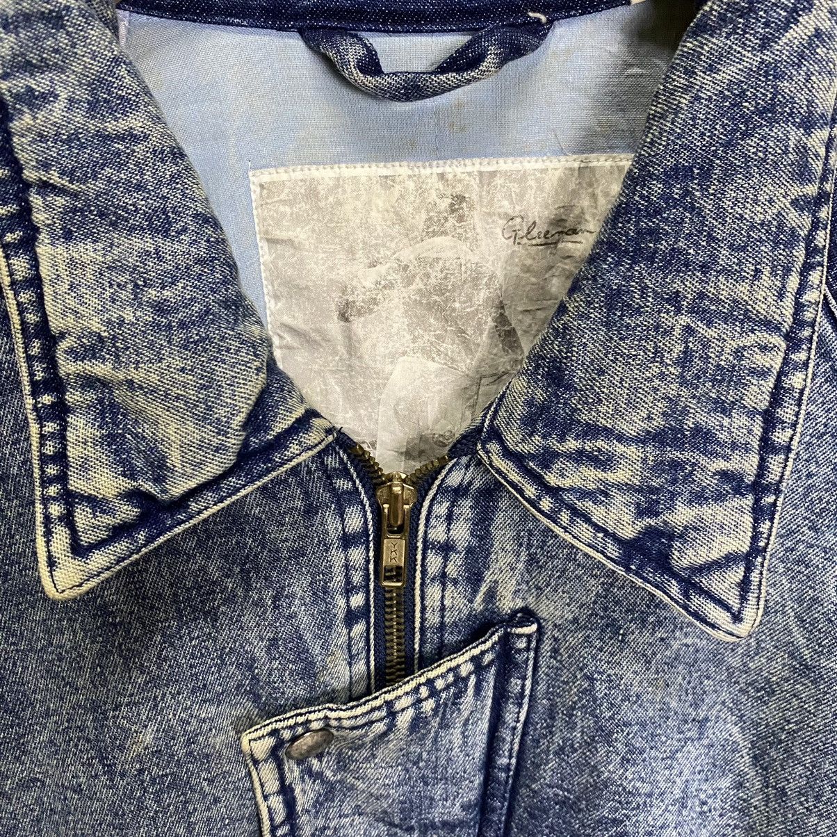 Japanese Brand × Vintage Vintage 80s Gleeman denim bomber jacket Size US L / EU 52-54 / 3 - 24 Thumbnail