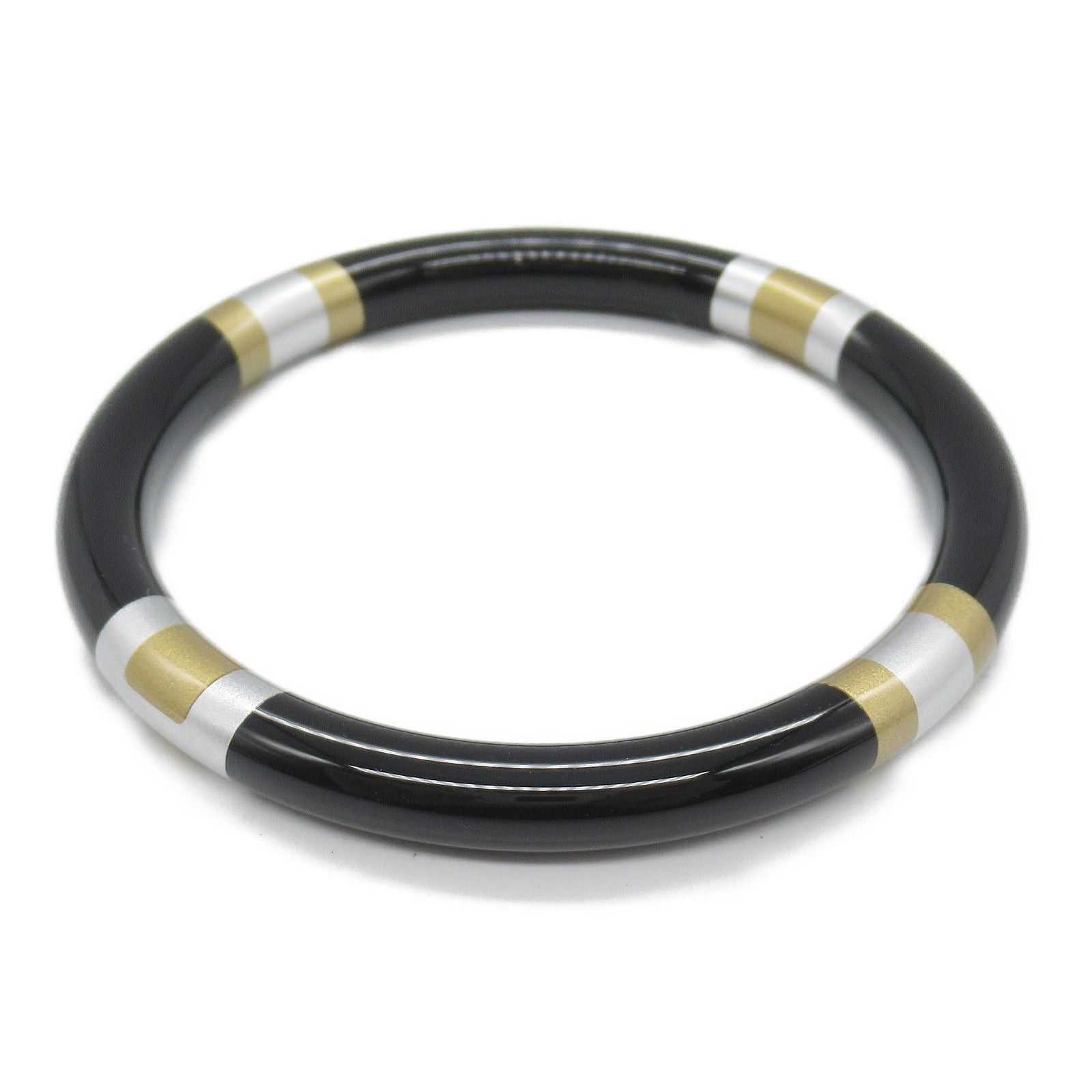 Hermes Hermes H-Equipe Pm Bracelet Others Lacquer Wood Black Illusion Of Nuit Size ONE SIZE - 1 Thumbnail