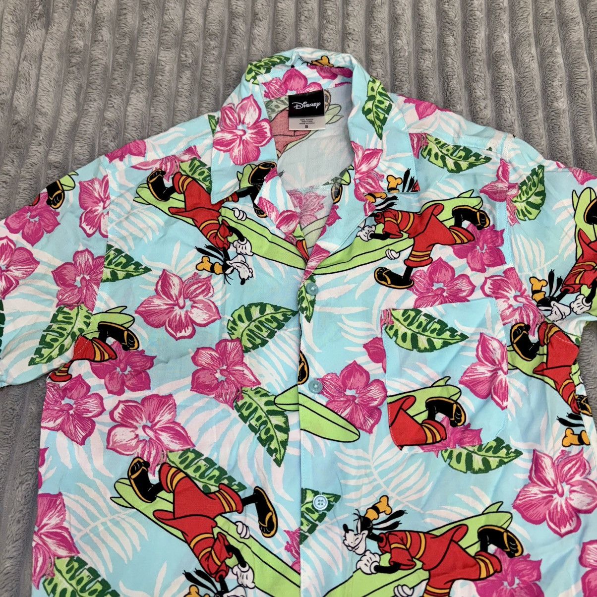 Disney Disney's Goofy Resort Allover Print Woven Button-Down Shirt Size US S / EU 44-46 / 1 - 8 Thumbnail