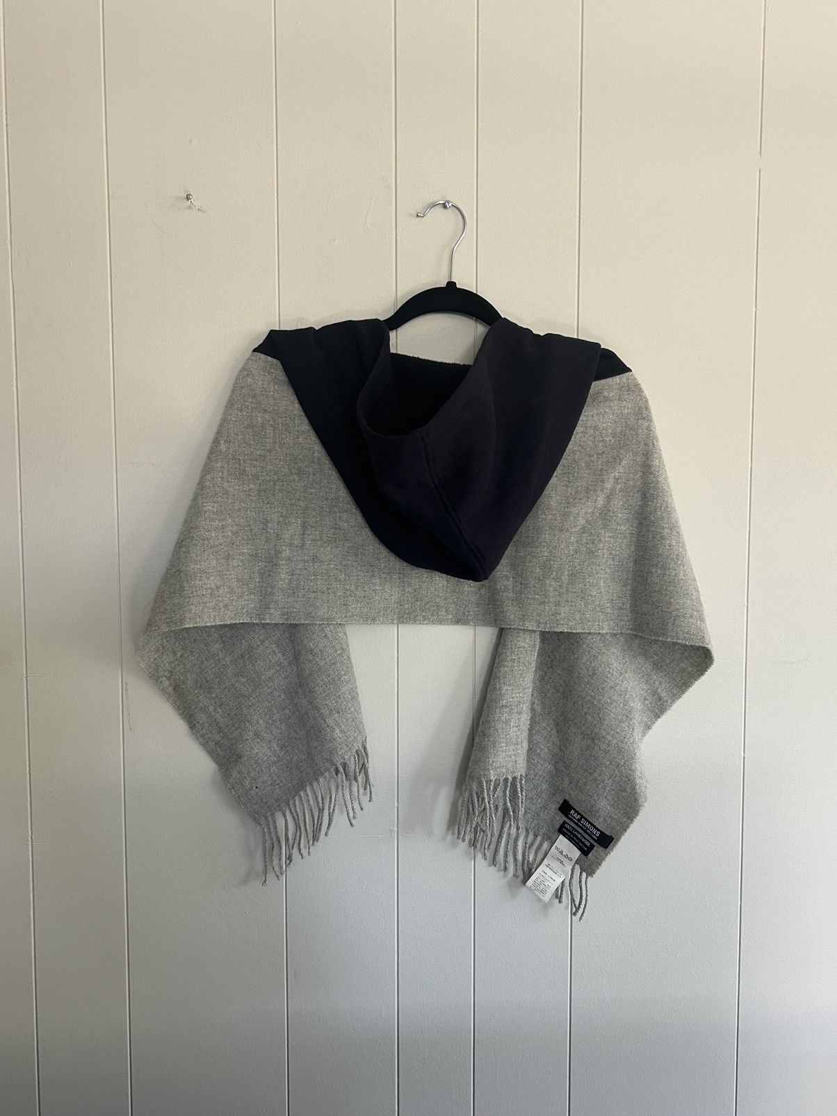Raf Simons Raf Simons Closer Hooded Scarf | Grailed