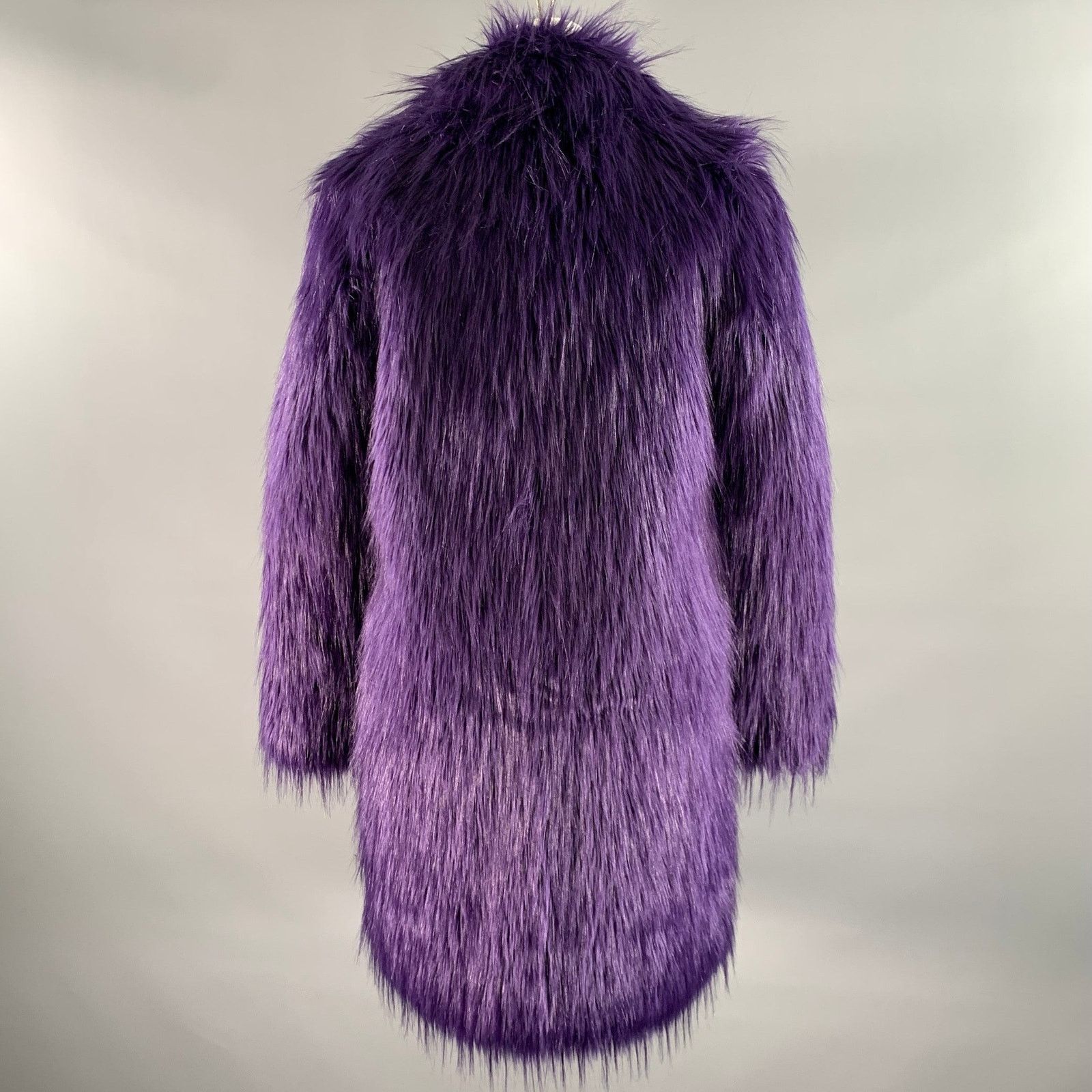 Michael Kors MICHAEL by MICHAEL KORS S Faux Fur Modacrylic Blend Coat Size S / US 4 / IT 40 - 4 Thumbnail