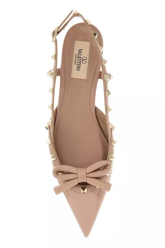 Valentino o1s22i1n0924 Rockstud Slingback Pumps in Pink Size US 9 / IT 39 - 2 Thumbnail