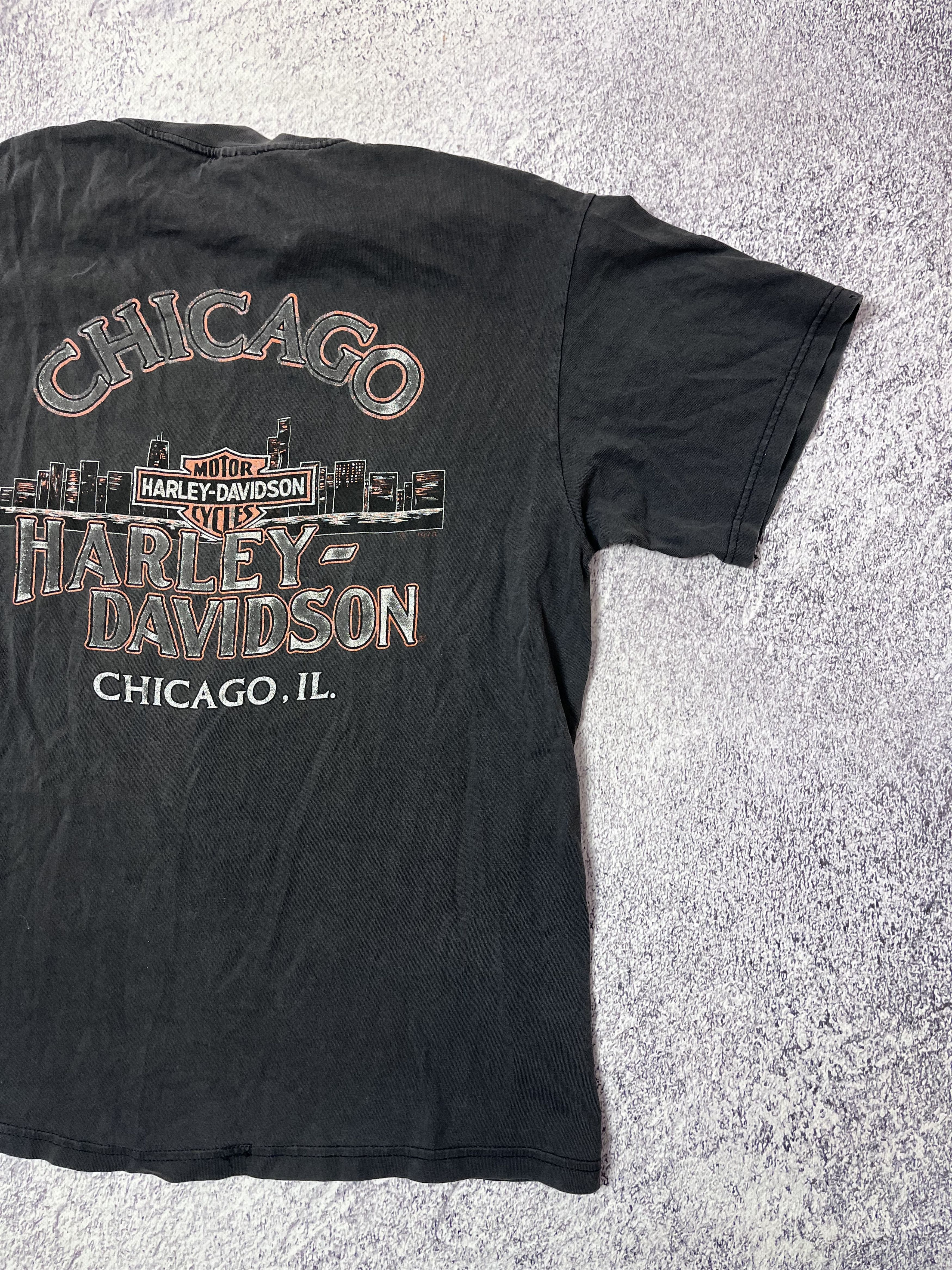 Harley Davidson × Japanese Brand Vintage mens t-shirt Harley-Davidson size L 1998 Size US L / EU 52-54 / 3 - 13 Thumbnail