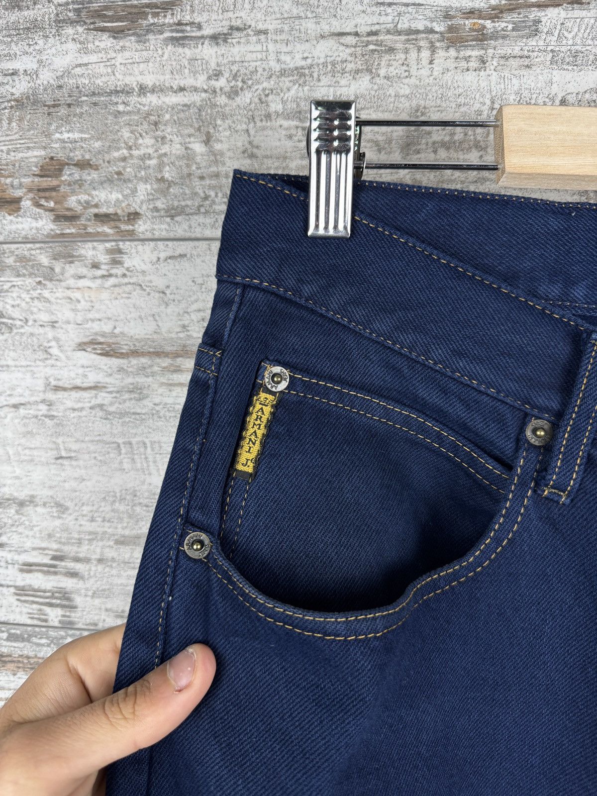 Armani Mens Vintage Armani jeans Made in Italy denim pants rare y2k Size US 34 / EU 50 - 4 Thumbnail