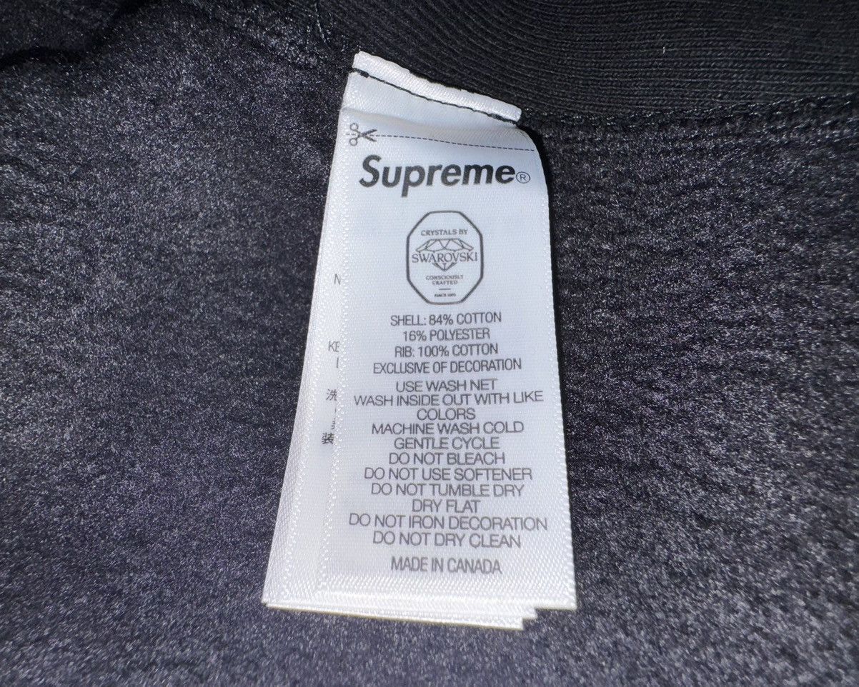 Supreme × Swarovski SUPREME X SWAROVSKI MOTION LOGO HOODED SWEATSHIRT FW25 Size US S / EU 44-46 / 1 - 5 Thumbnail