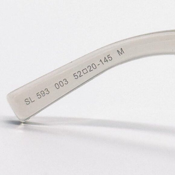 Saint Laurent Paris NEW SAINT LAURENT SUNGLASSES SL593 003 BEIGE CAT EYE WOMEN E Size ONE SIZE - 8 Thumbnail