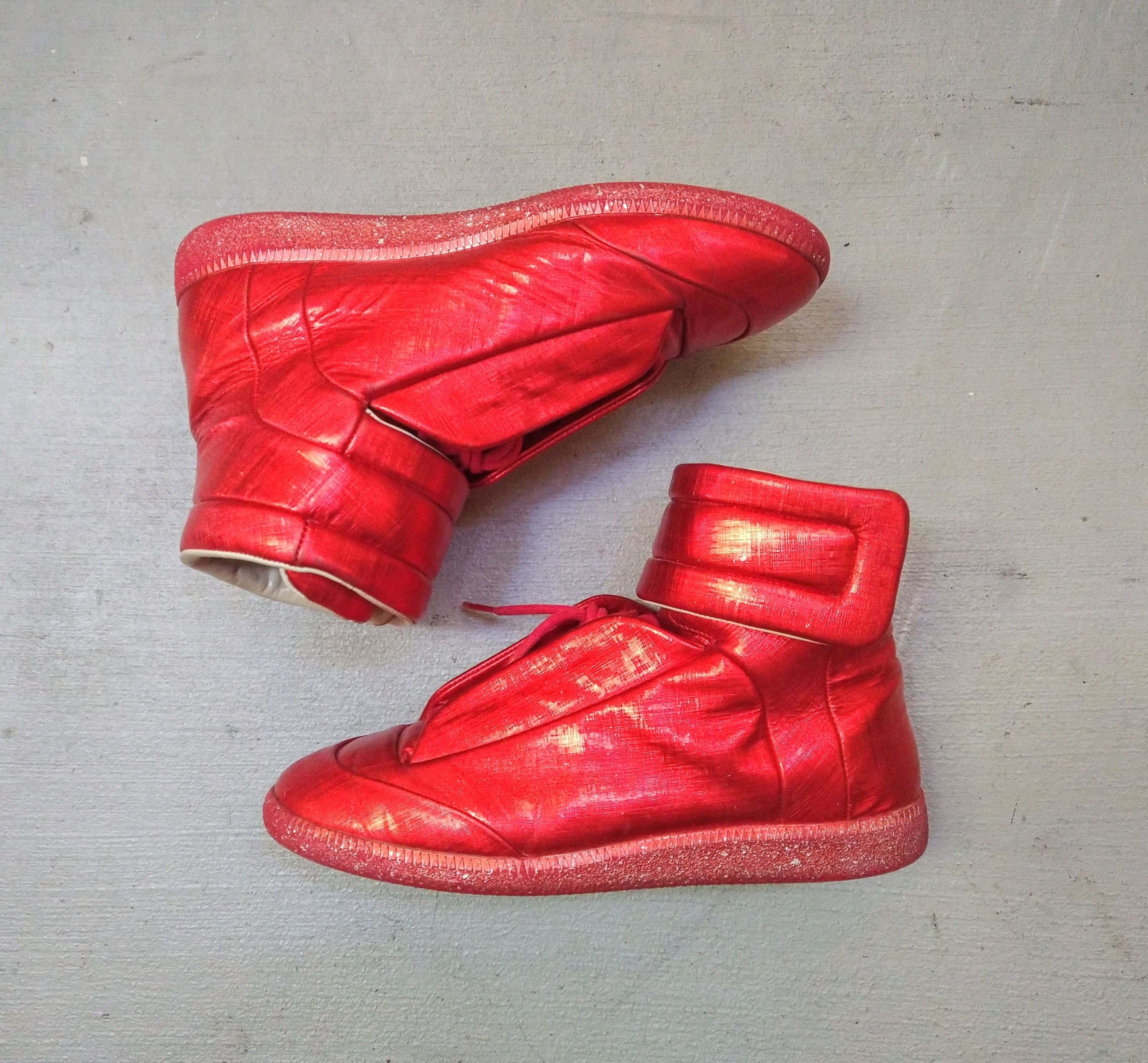 Maison Margiela Maison Margiela Future Red Size 10 43 Metallic 