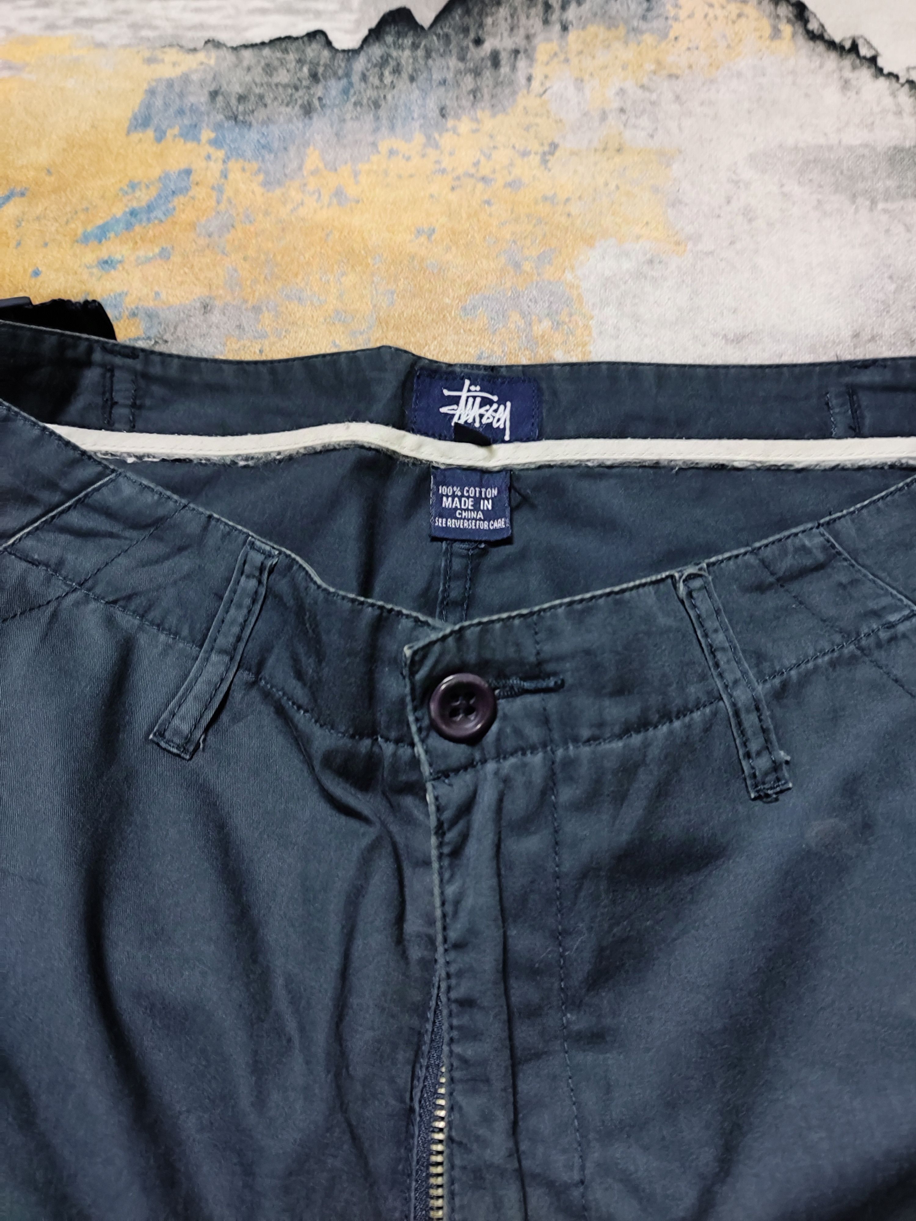 Stussy Stussy Cargo Double Knee Work Pant Size US 35 - 3 Thumbnail