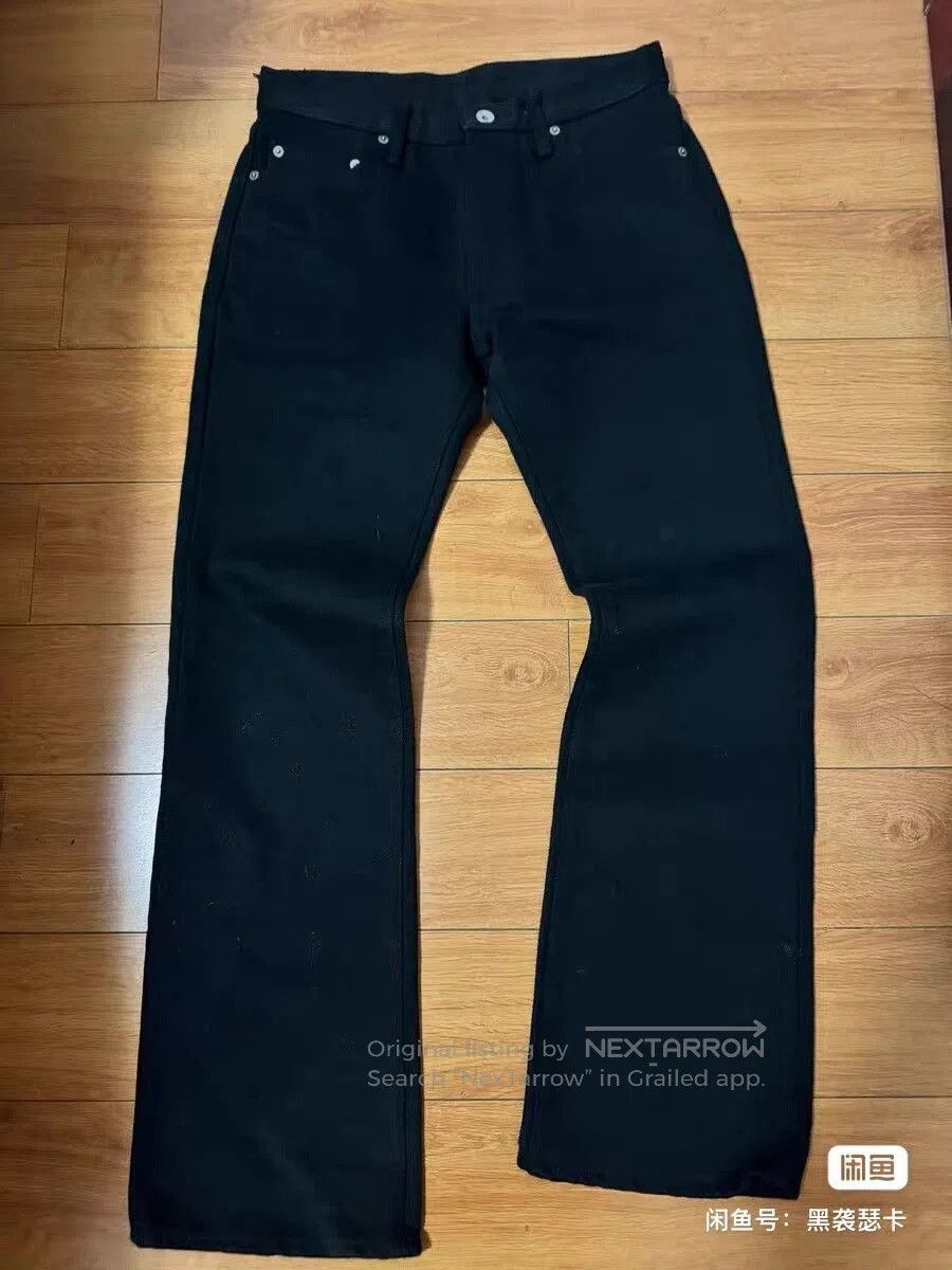Iron Heart Black Denim Flared Pants for Men. Size US 30 / EU 46 - 1 Thumbnail