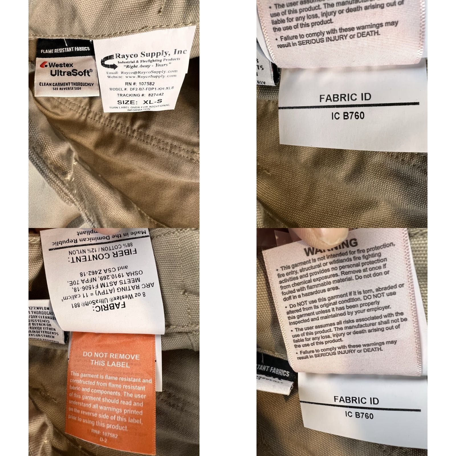 Vintage Westex Cargo Pants XL Mens 40x30 Flame-Resistant Beige Workwear Size US 36 / EU 52 - 8 Thumbnail