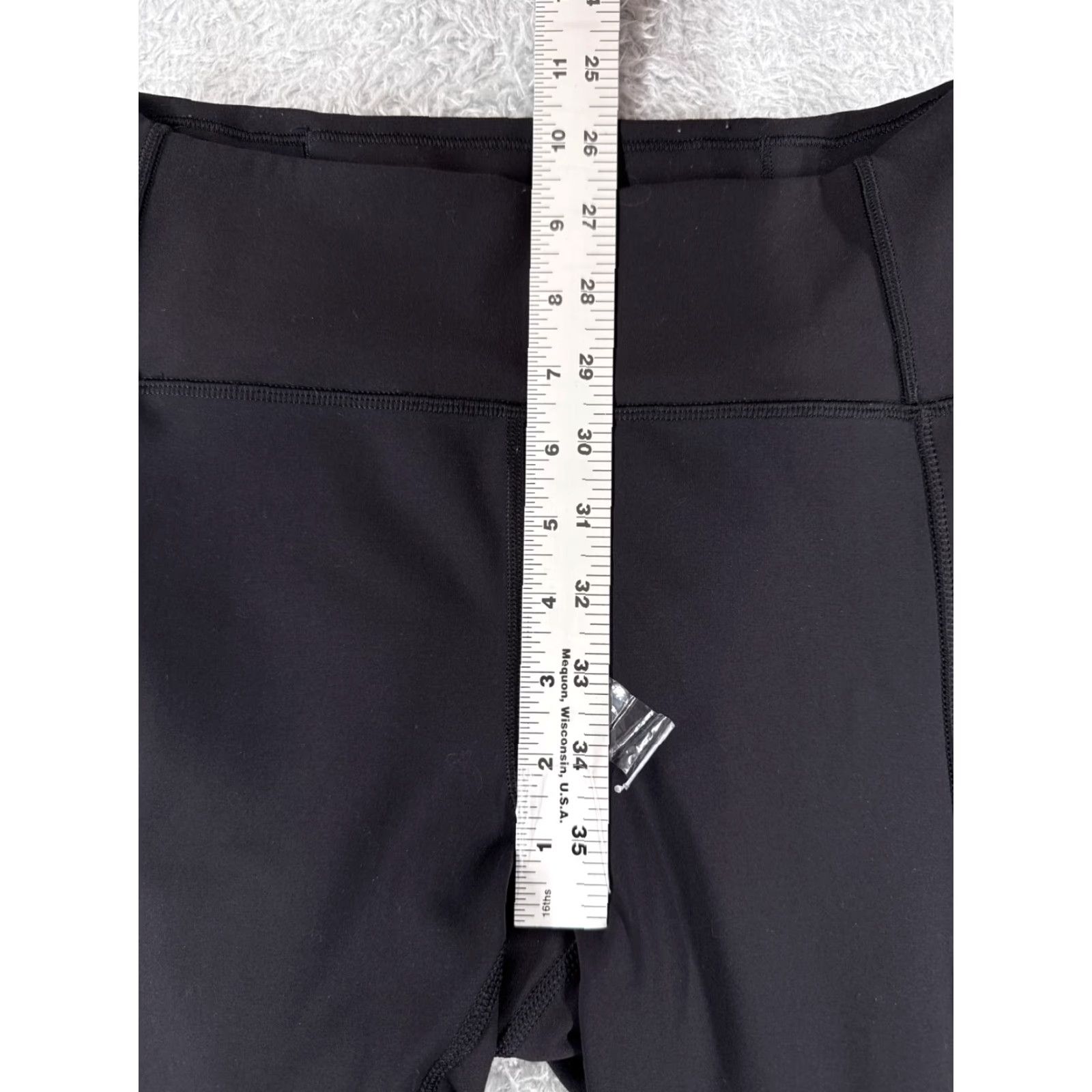 Lululemon Lululemon Pants Women 6 Black In Movement Crop Everlux 19" Training Training W6AHJS Size 28" / US 6 / IT 42 - 7 Thumbnail