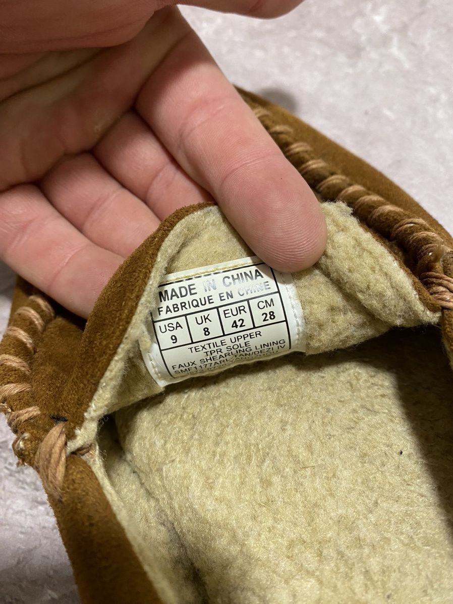 Polo Ralph Lauren × Ralph Lauren × Vintage Vintage Polo Ralph Lauren Suede Moccasin Brown Slipper Y2K Size US 9 / EU 42 - 5 Thumbnail
