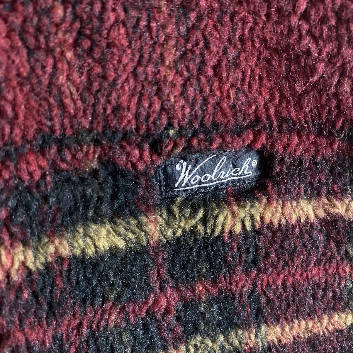 Vintage × Woolrich Woolen Mills Vintage Woolrich Tartan Plaid Half Zip Fleece Size US XL / EU 56 / 4 - 6 Thumbnail